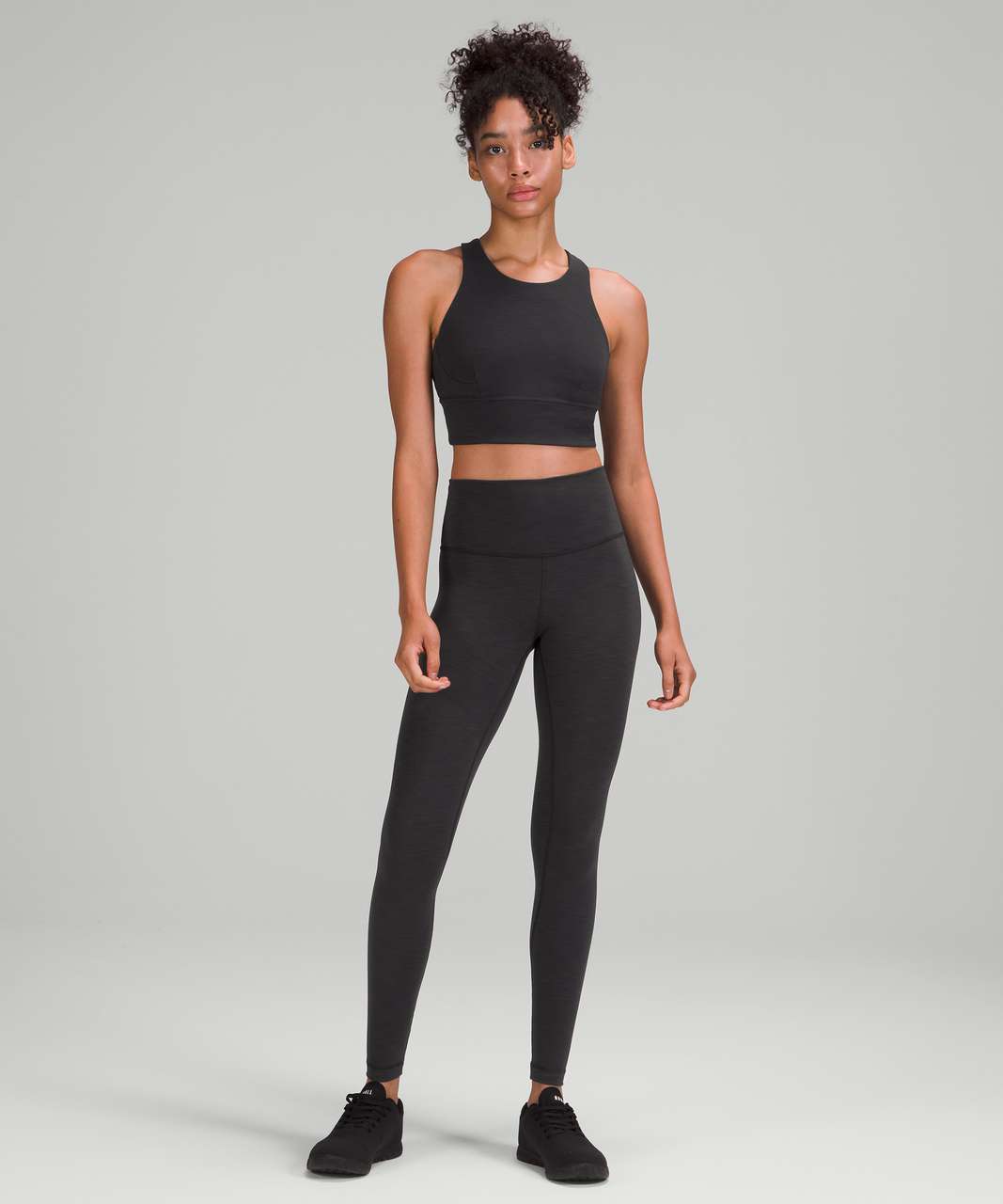 Lululemon Wunder Train High-Rise Tight 28" - Heathered Black