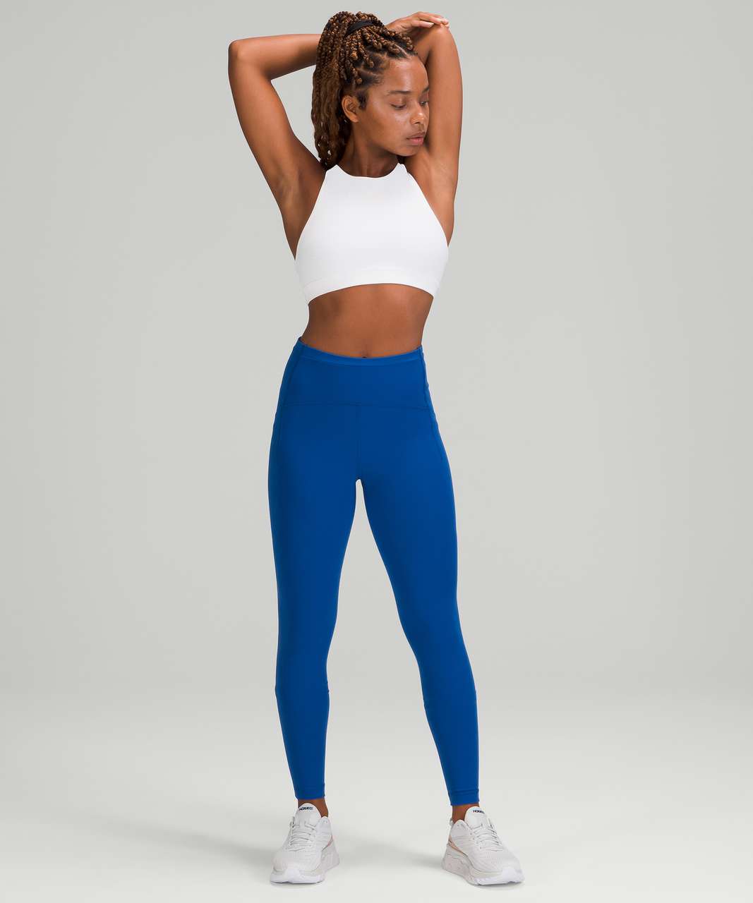 Leggings Lululemon Blue size 8 US in Synthetic - 41570186