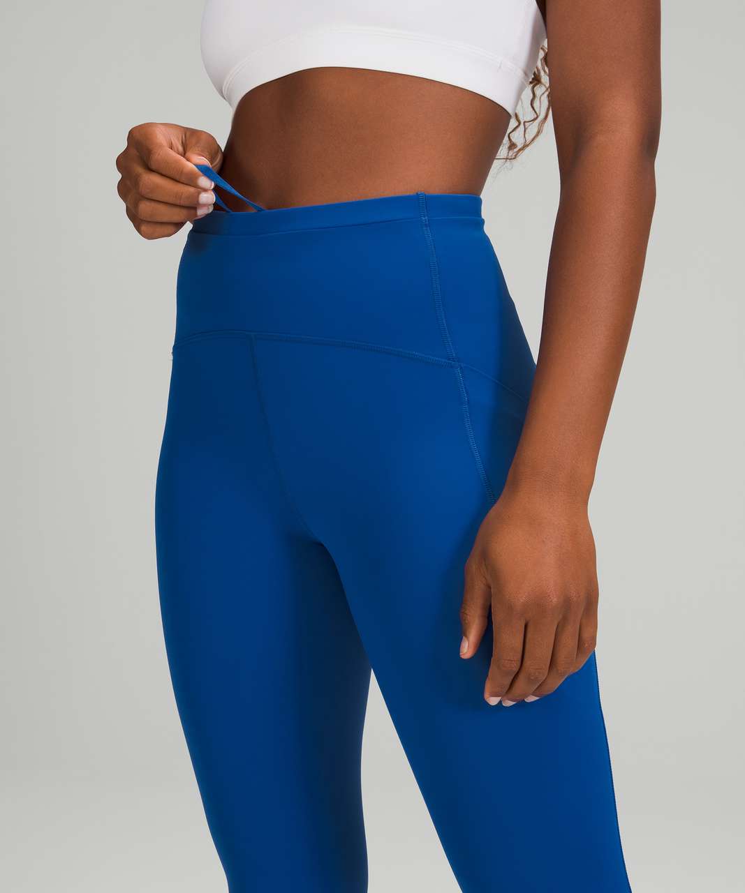 Lululemon Women's Blue Elastic Waist Pull On Compression Leggings Size –  Shop Thrift World