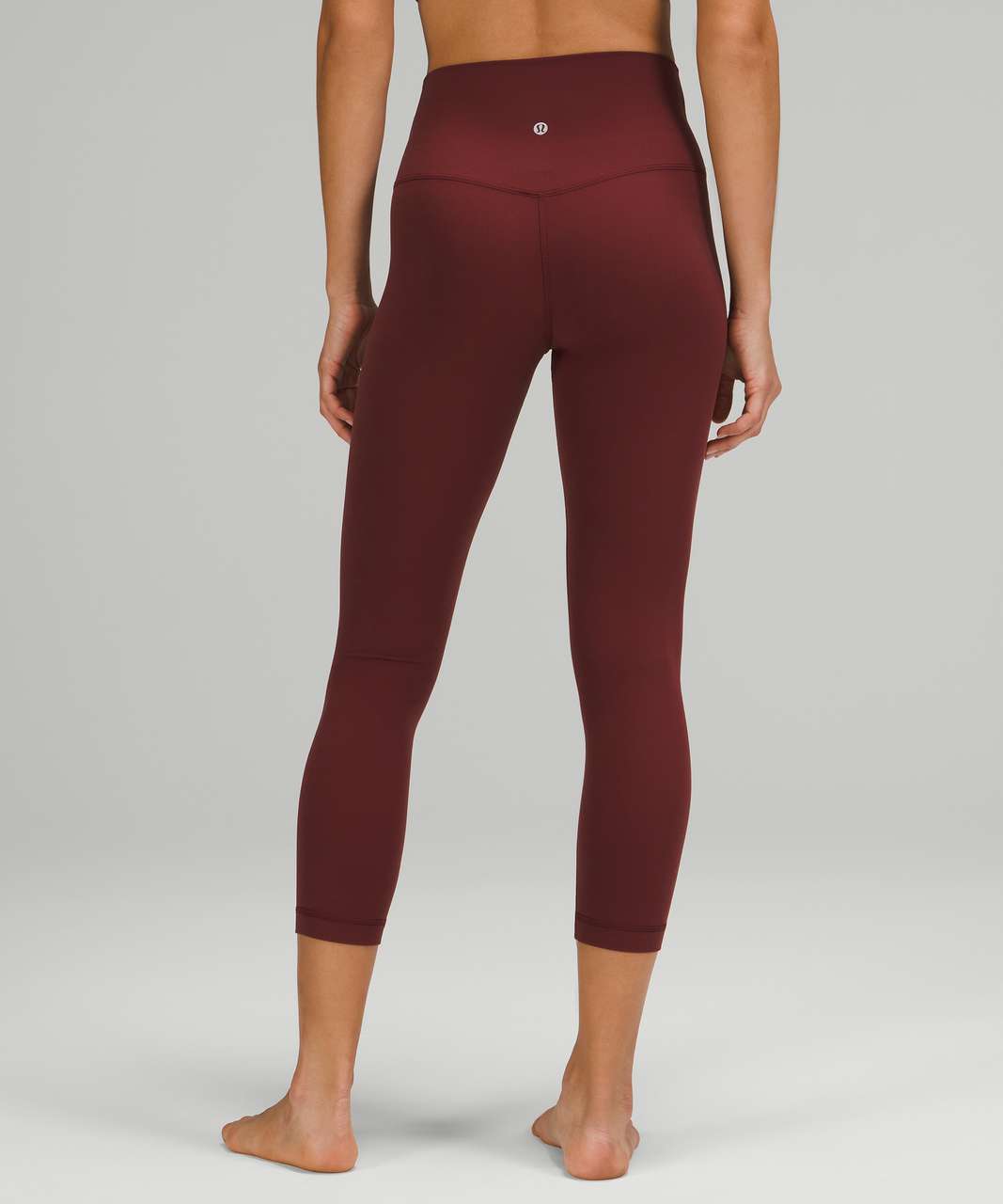 NWT Lululemon Women Red Merlot Align Wide Leg 23 Super High Rise Crop Pant  18