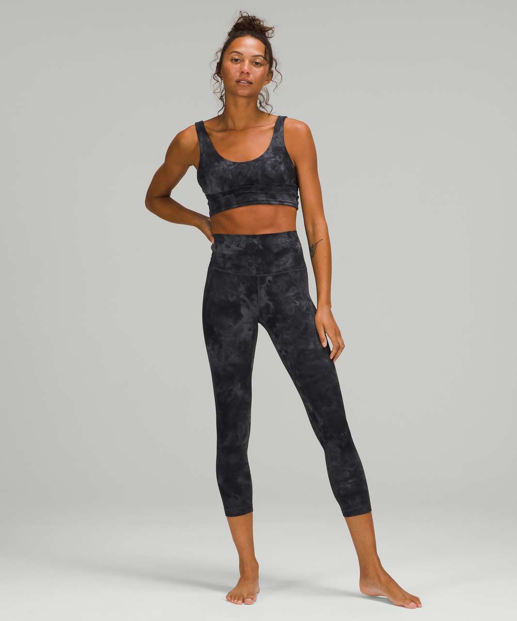 Lululemon Align HR Pant Diamond Dye Pitch Graphite Grey 22 Leggings Sz 8