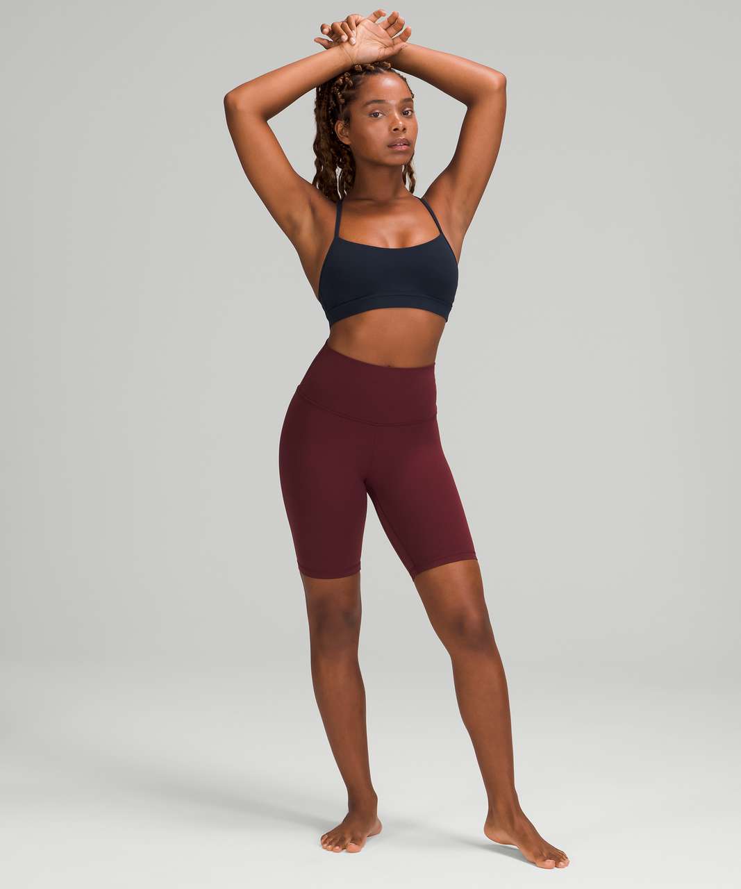 Lululemon Flow Y Bra Nulu *Light Support, A–C Cups - True Navy - lulu  fanatics