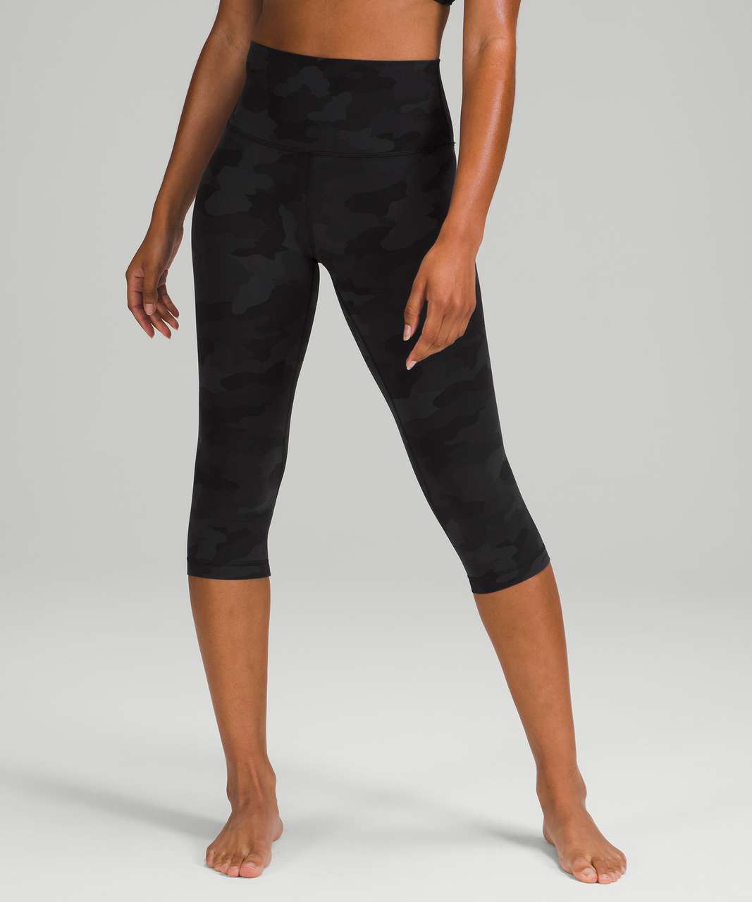 Lululemon Align High-Rise Crop 17 - Heritage 365 Camo Deep Coal Multi -  lulu fanatics