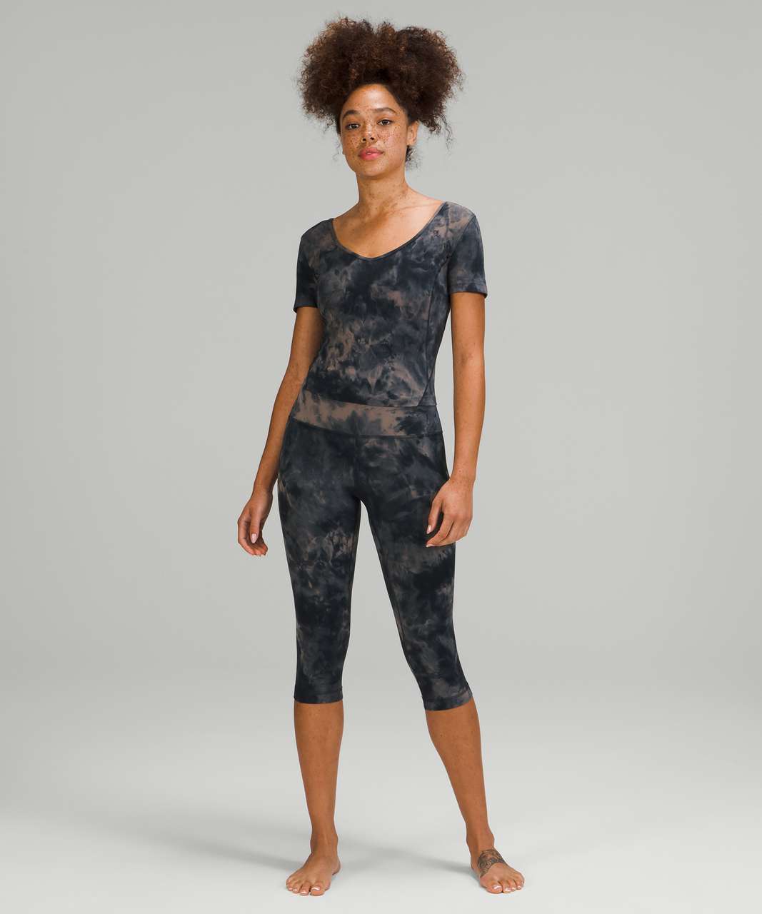 Lululemon Align High-Rise Crop 17 - Diamond Dye Lunar Rock True