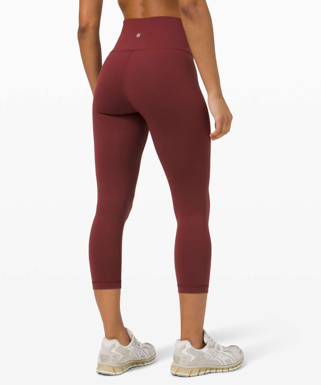 Size 8 Lululemon Wunder Train HR legging Red merlot