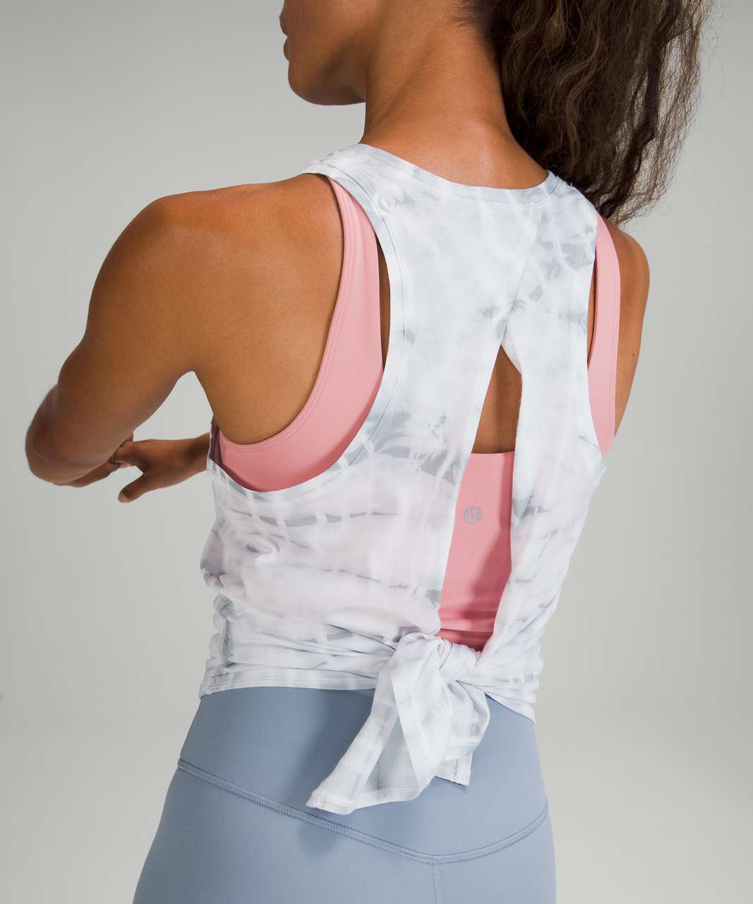 Lululemon All Tied Up Tank Top - Shibori Square White Starlight