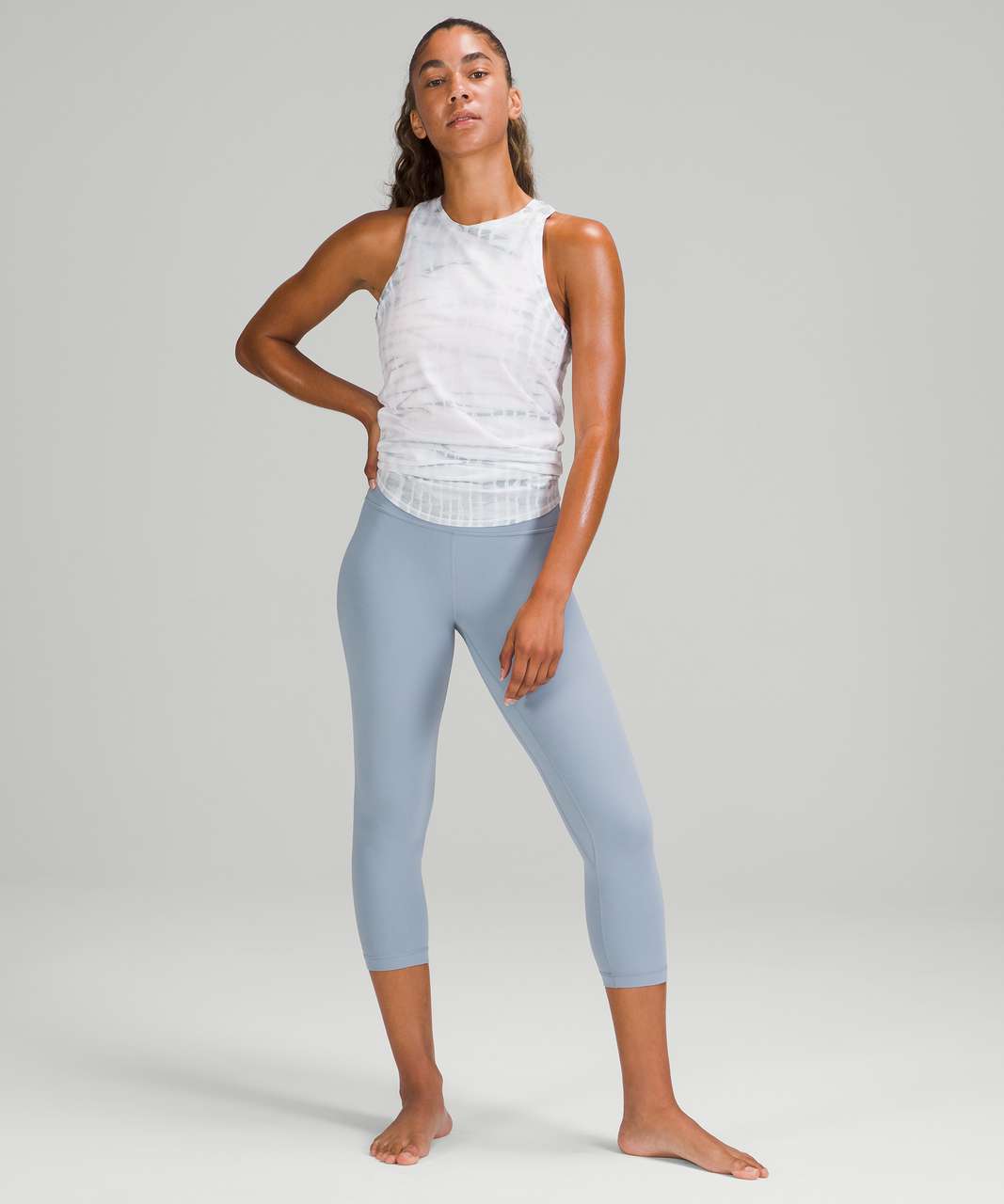 Lululemon All Tied Up Tank Top - Shibori Square White Starlight