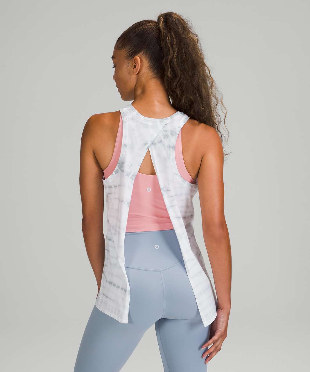 Lululemon All Tied Up Tank Top - Shibori Square White Starlight