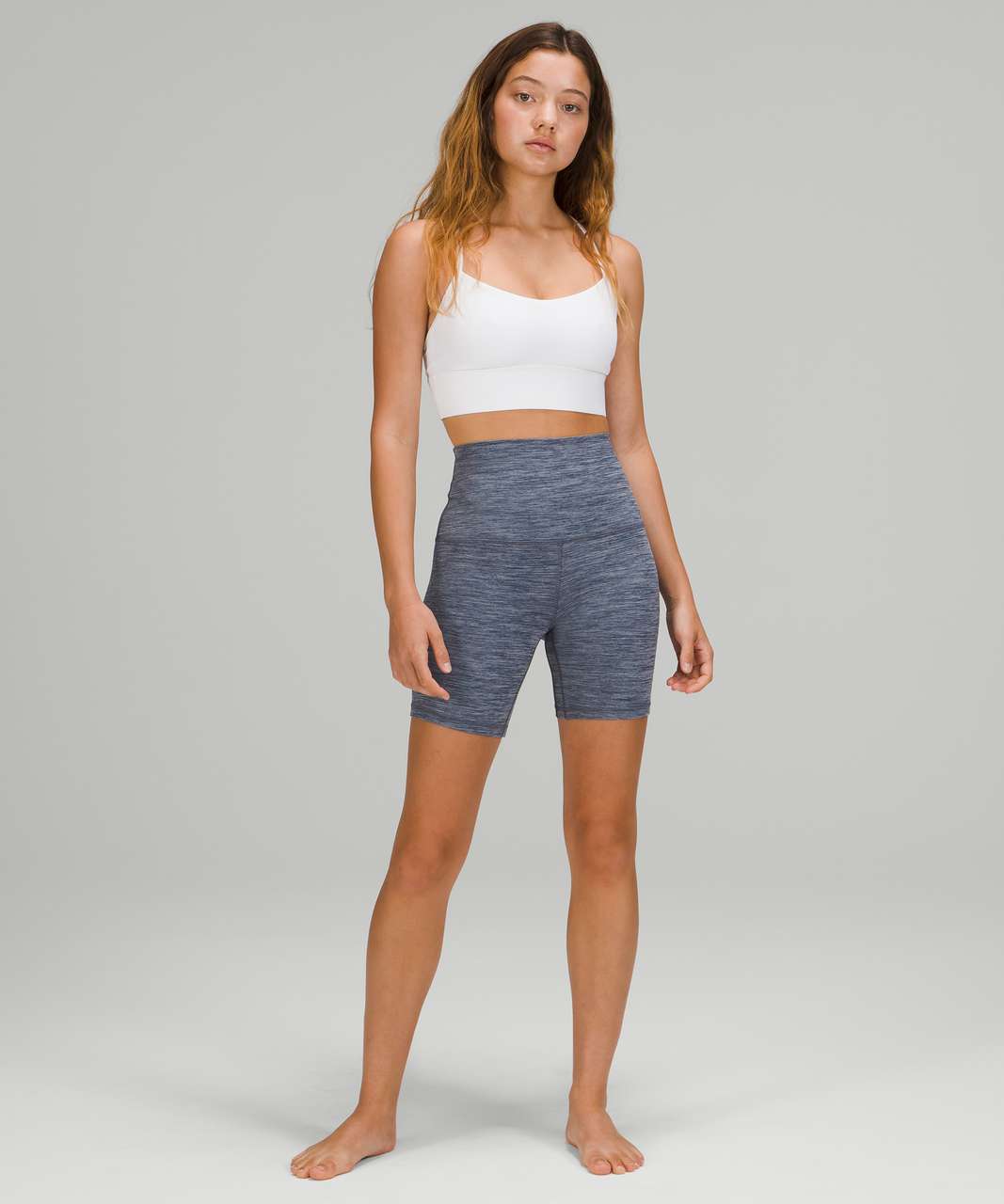 Lululemon Align Ribbed High-Rise Short 6 *Shine - Bone - lulu fanatics