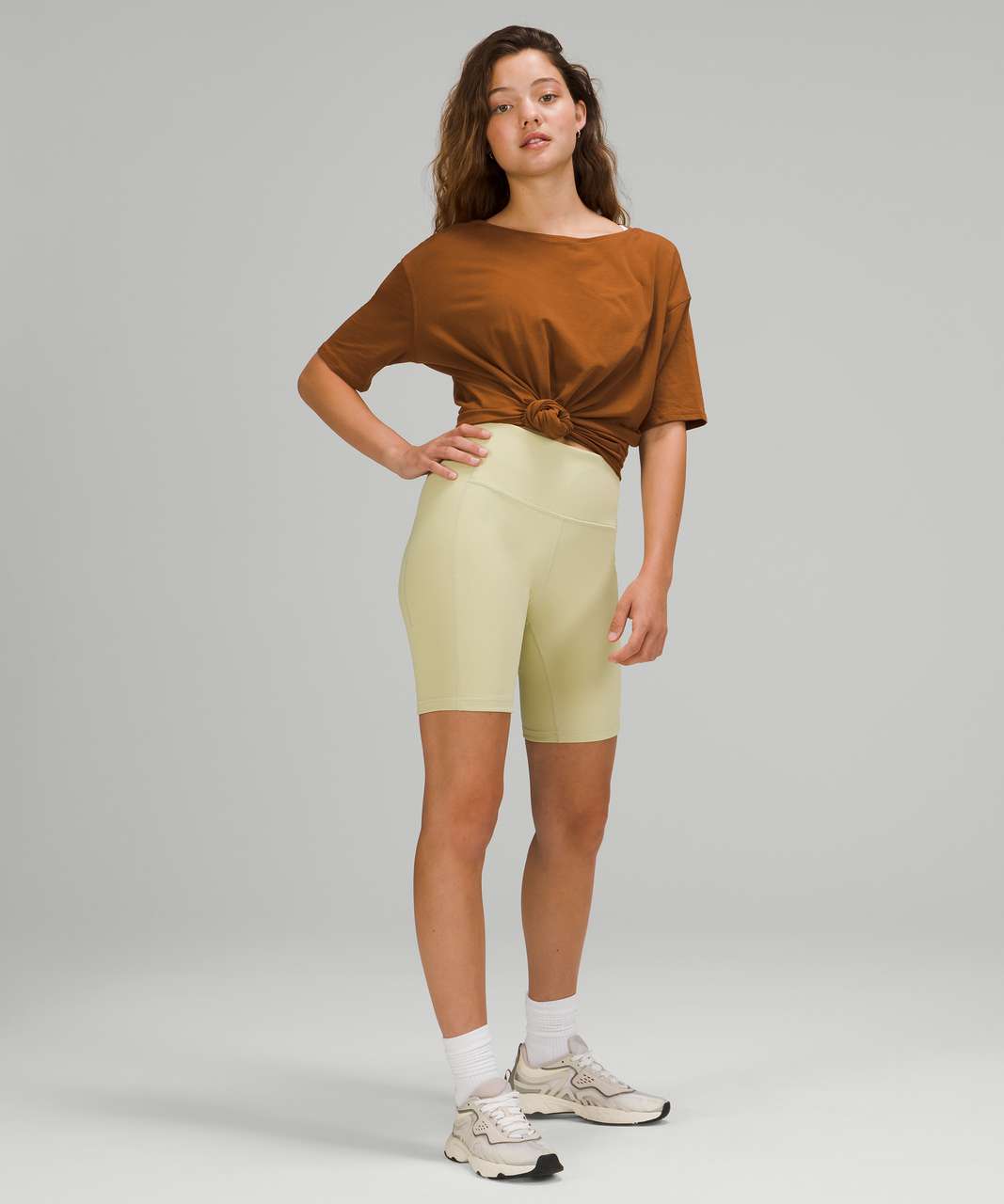 Lululemon Back In Action Short Sleeve Shirt - Copper Brown