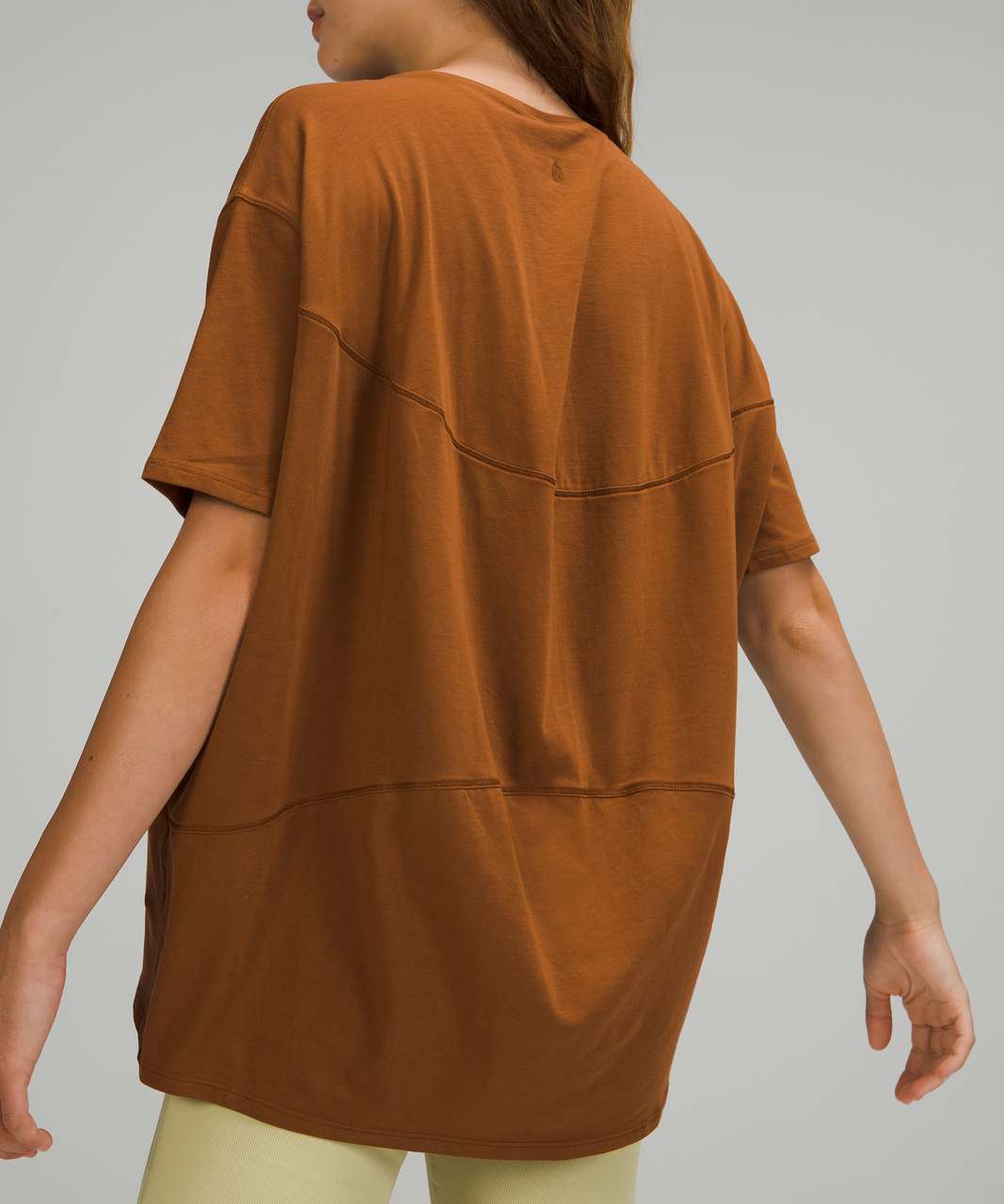 Lululemon Back In Action Short Sleeve Shirt - Copper Brown