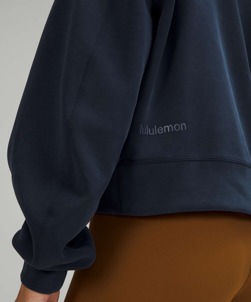 Lululemon Perfectly Oversized Cropped Crew *Softstreme™ - True Navy