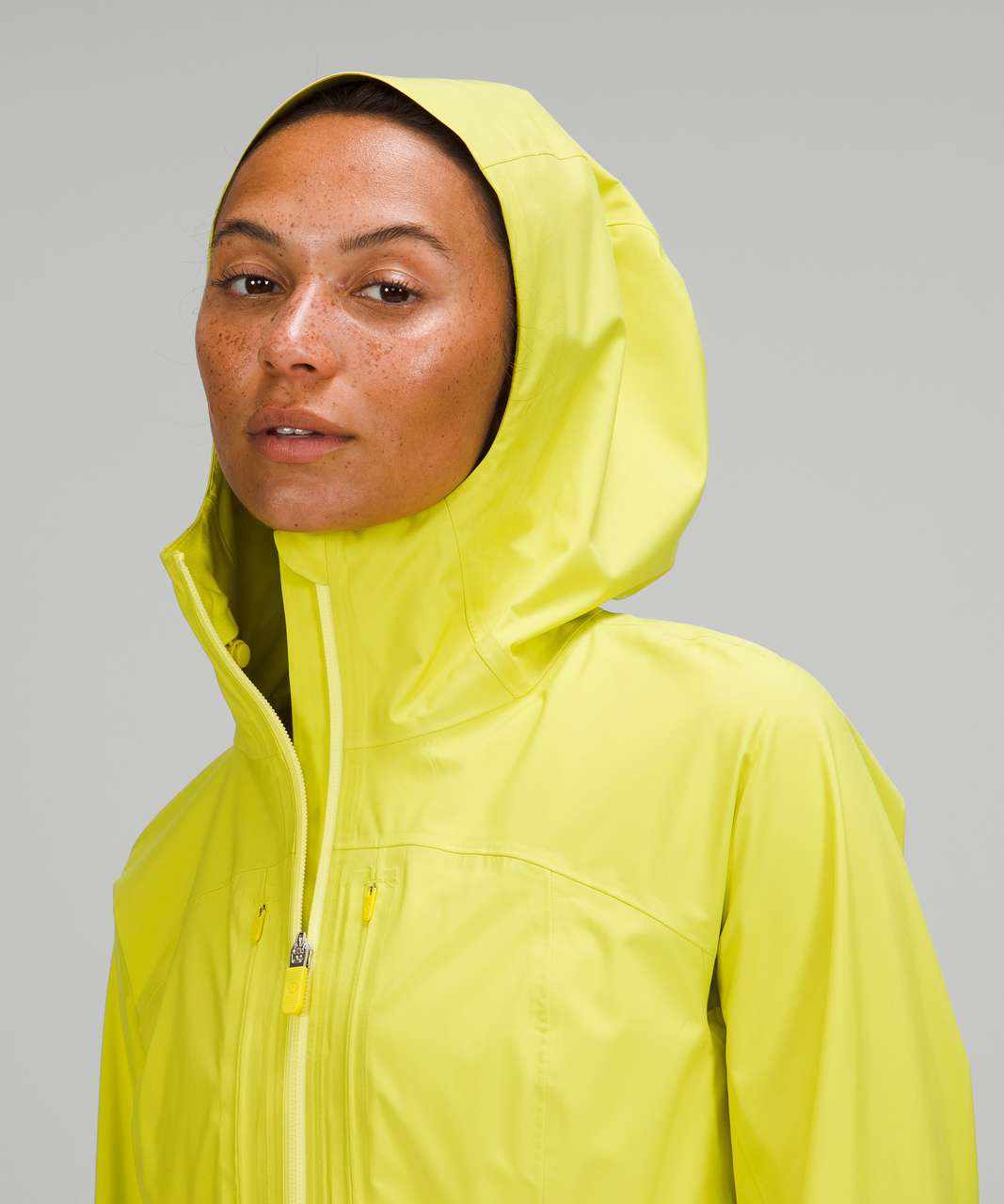 Lululemon Break a Trail Jacket - Yellow Serpentine