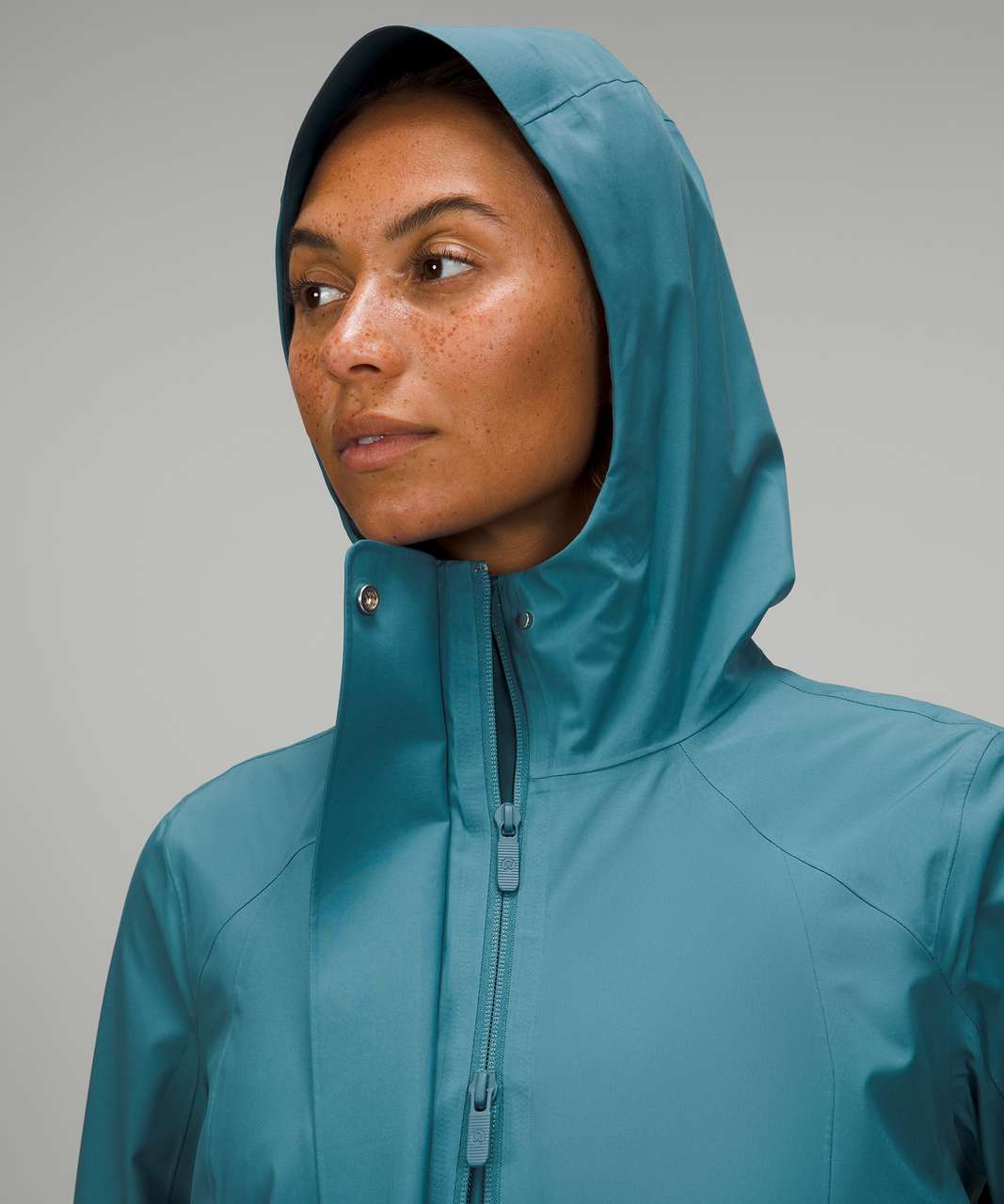 Lululemon Rain Rebel Jacket - Capture Blue - lulu fanatics