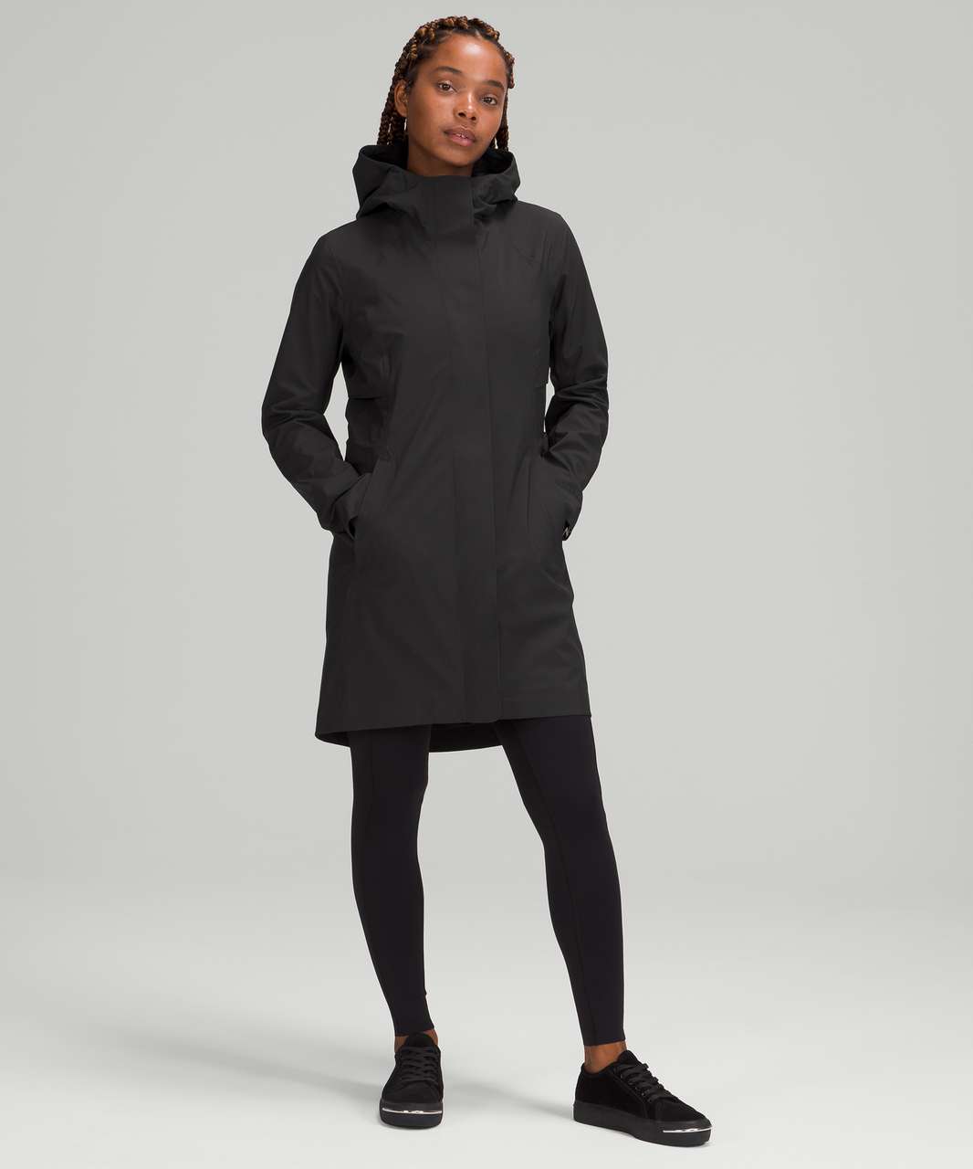 Lululemon Lightweight Hooded Jacket - Black - lulu fanatics