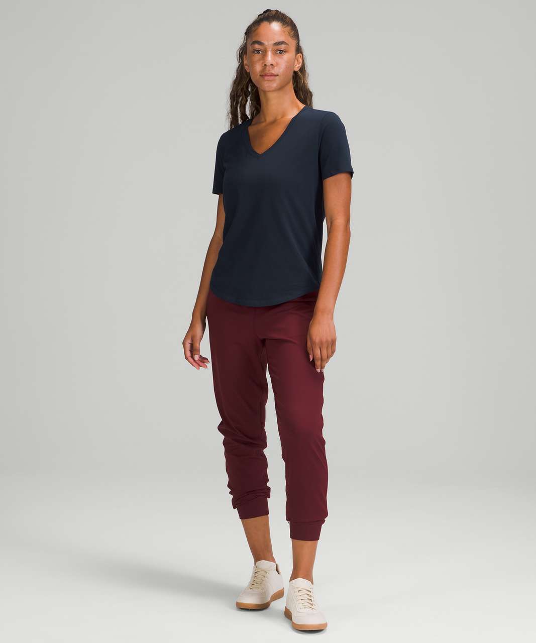 Lululemon Love Tee Short Sleeve V-Neck T-Shirt - True Navy