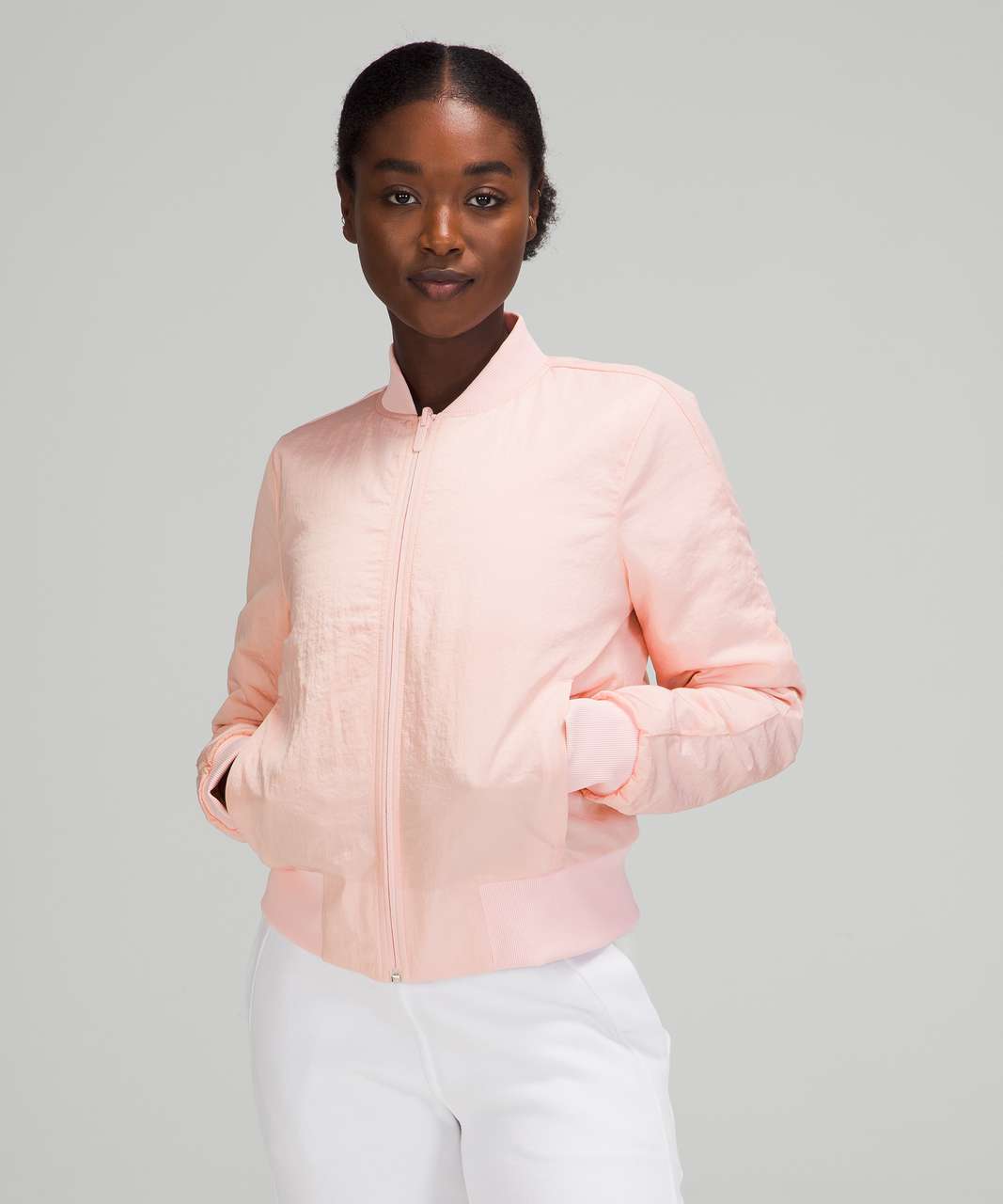 Ryan Gosling Barbie Movie Pink Bomber Jacket Pink Suede Genuine Leather  Jacket | eBay