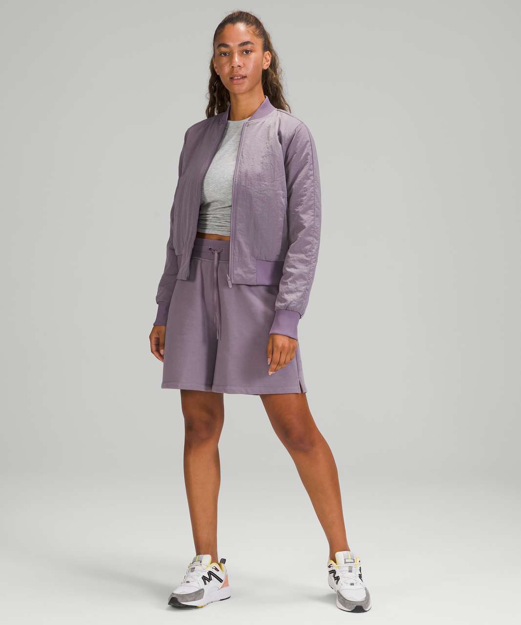 Lululemon Non-Stop Bomber *Reversible - Dusky Lavender - lulu fanatics