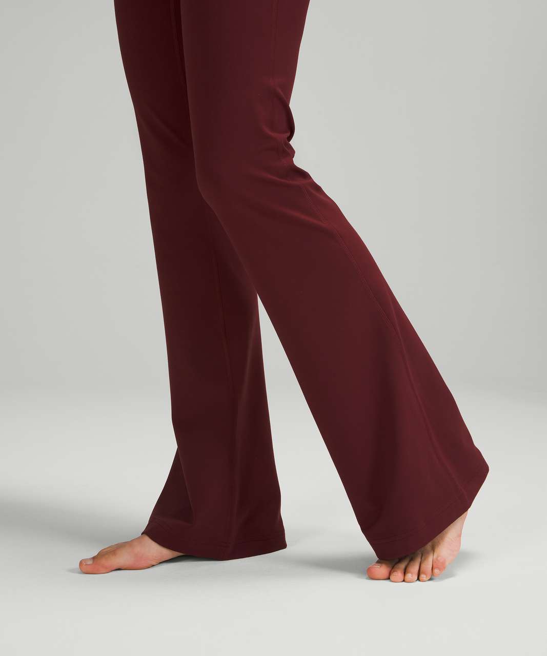 NEW LULULEMON Groove Pant Flare Super High Rise Nulu 2 8 10 Red Merlot