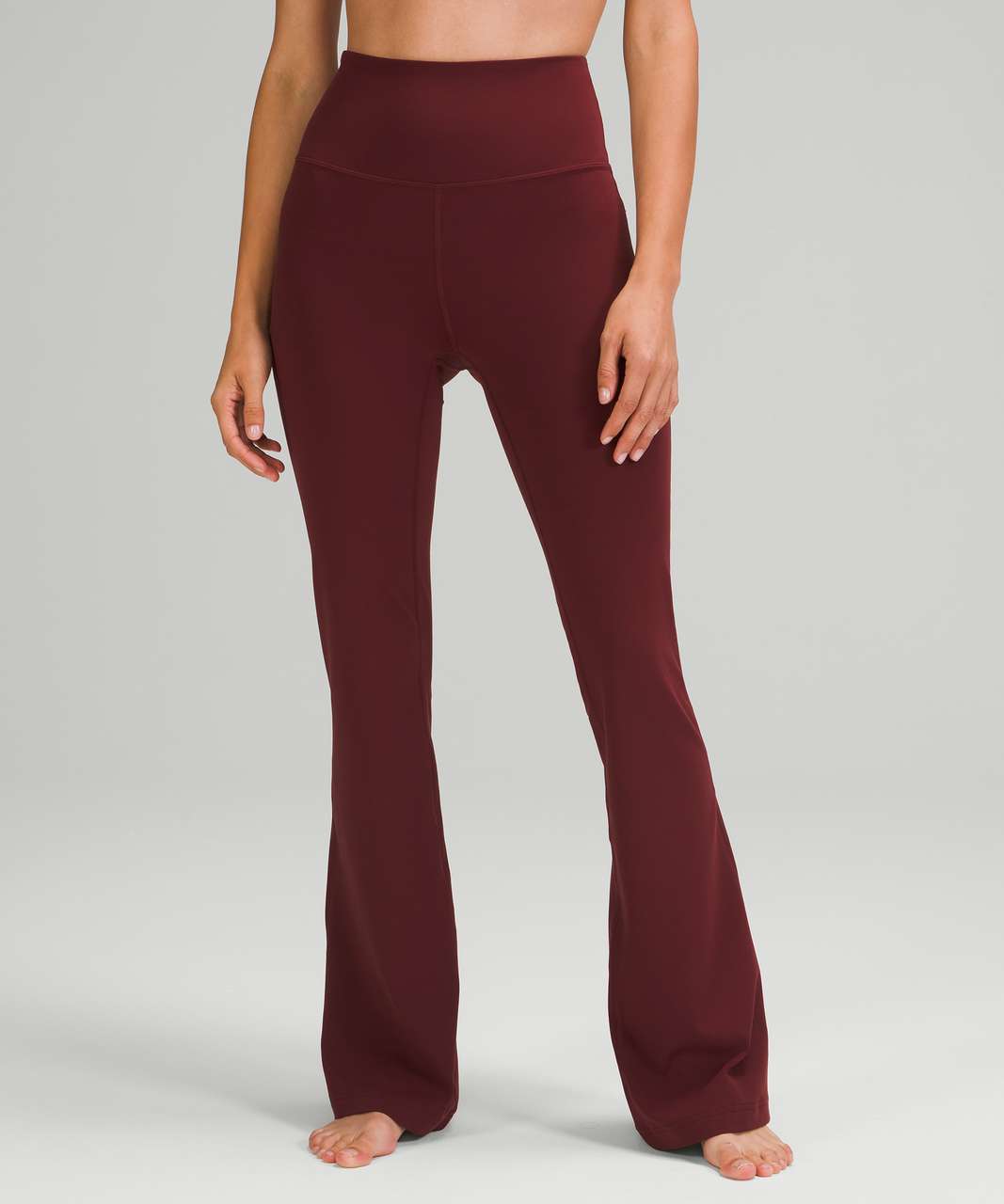 Lululemon Groove Pant Flare Super High-Rise *Nulu - Red Merlot