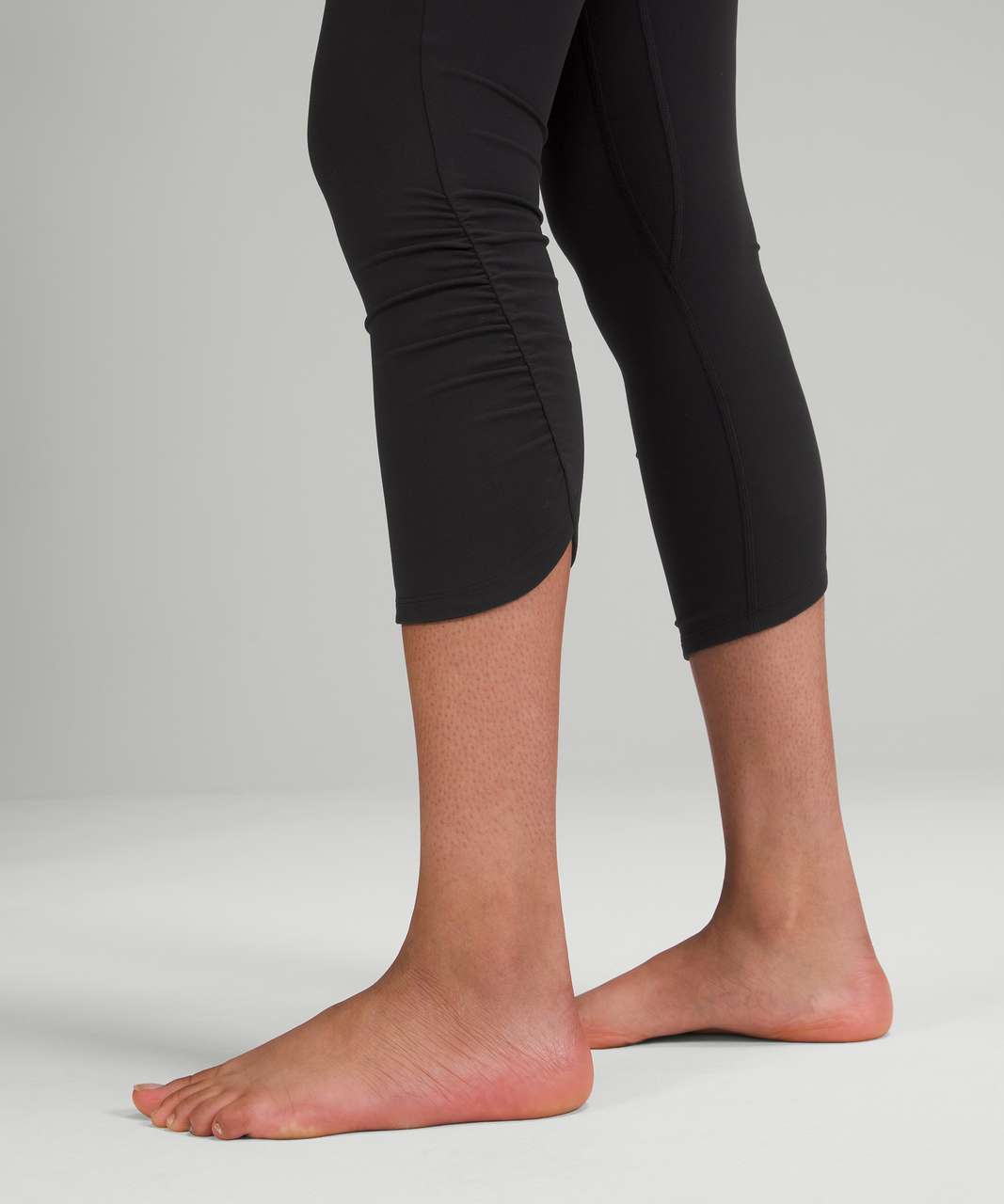 Lululemon Cropped Leggings With Ruched Sides  Clothes design, Knee length  leggings, Cropped leggings