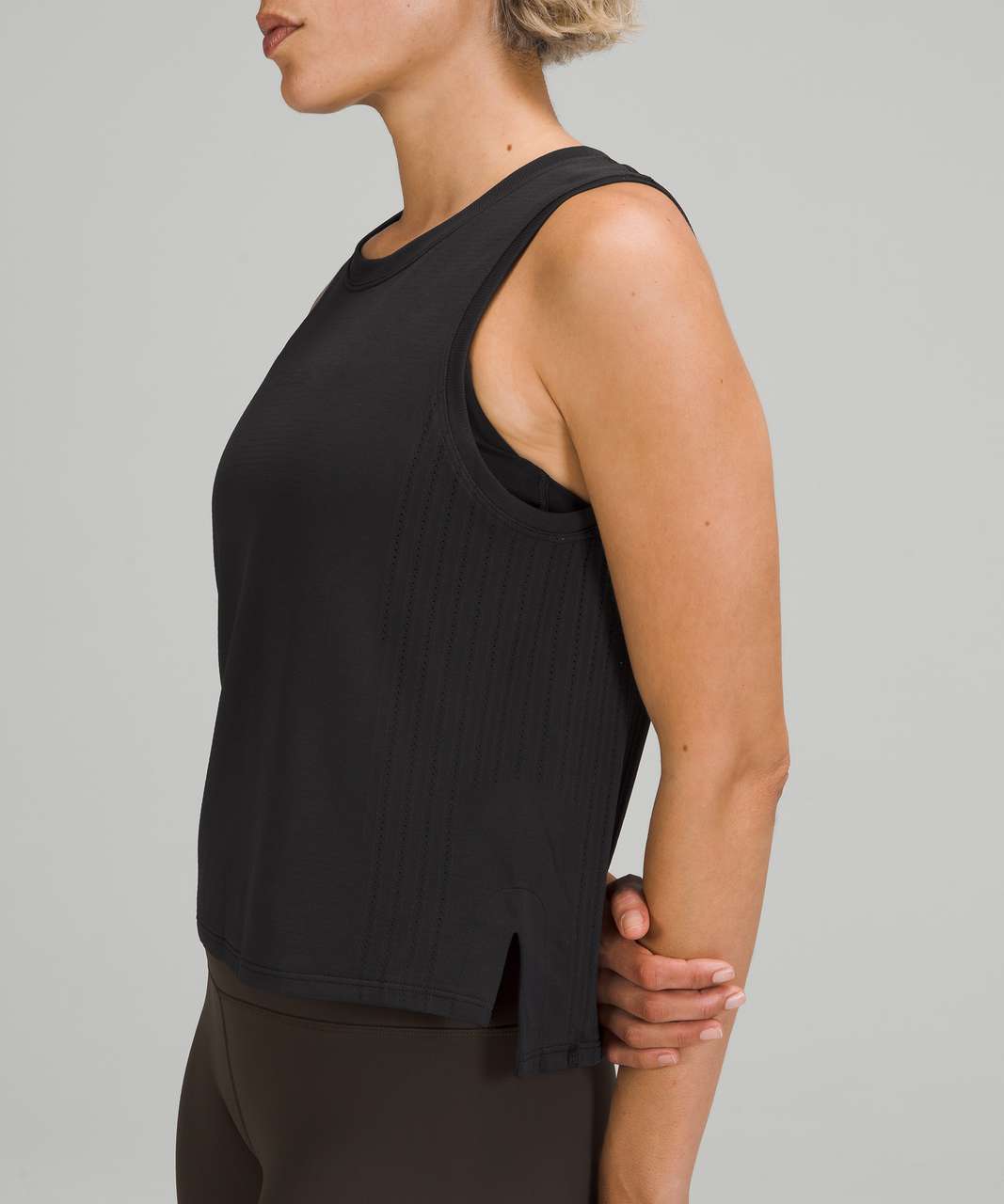 Lululemon Train to Be Tank Top - Everglade Green / Everglade Green