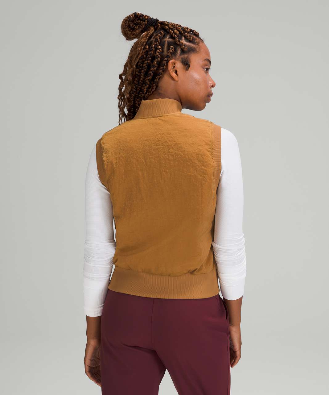 Lululemon Non-Stop Bomber Vest - Bold Beige - lulu fanatics