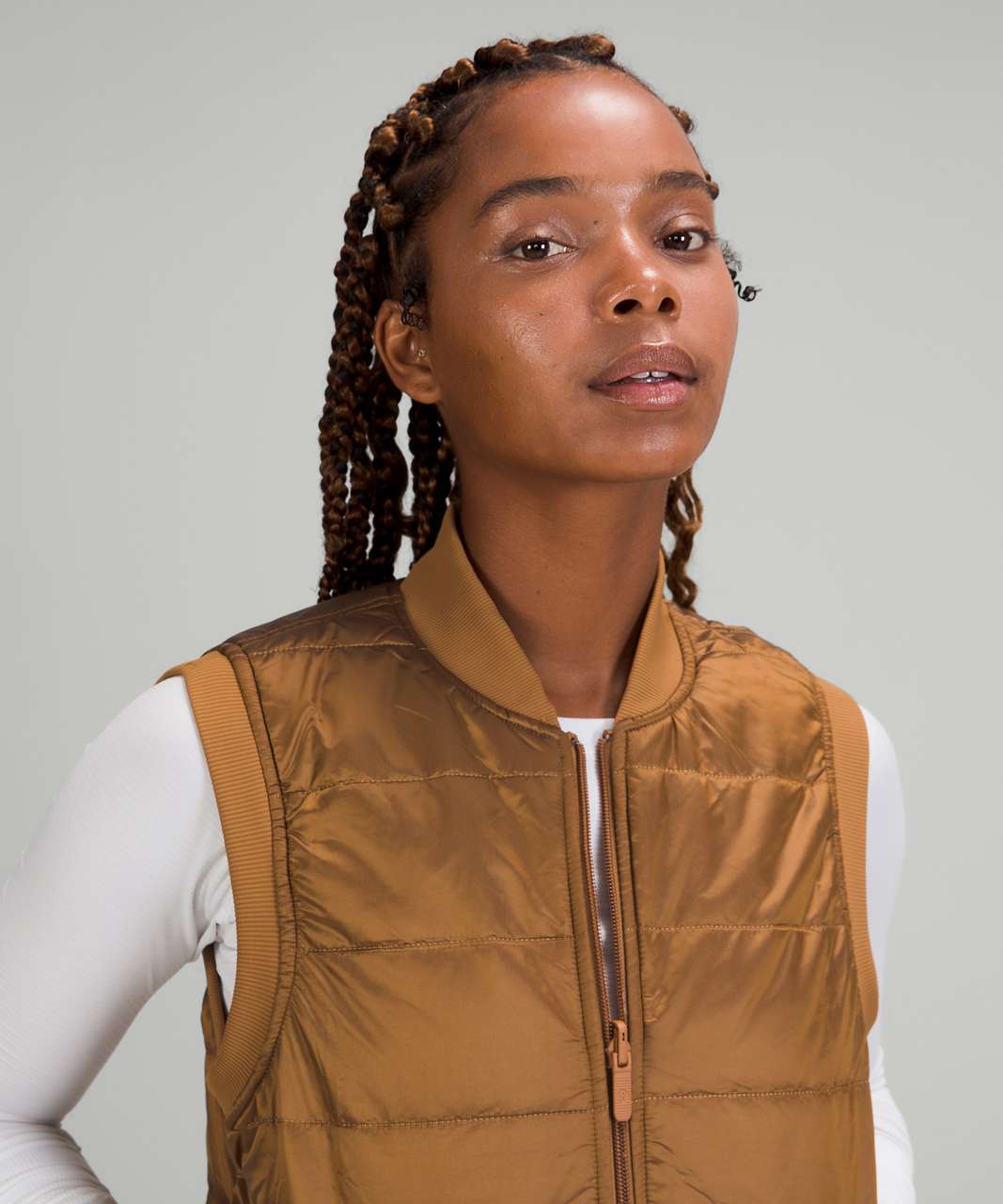 Lululemon Non-Stop Bomber Vest - Bold Beige