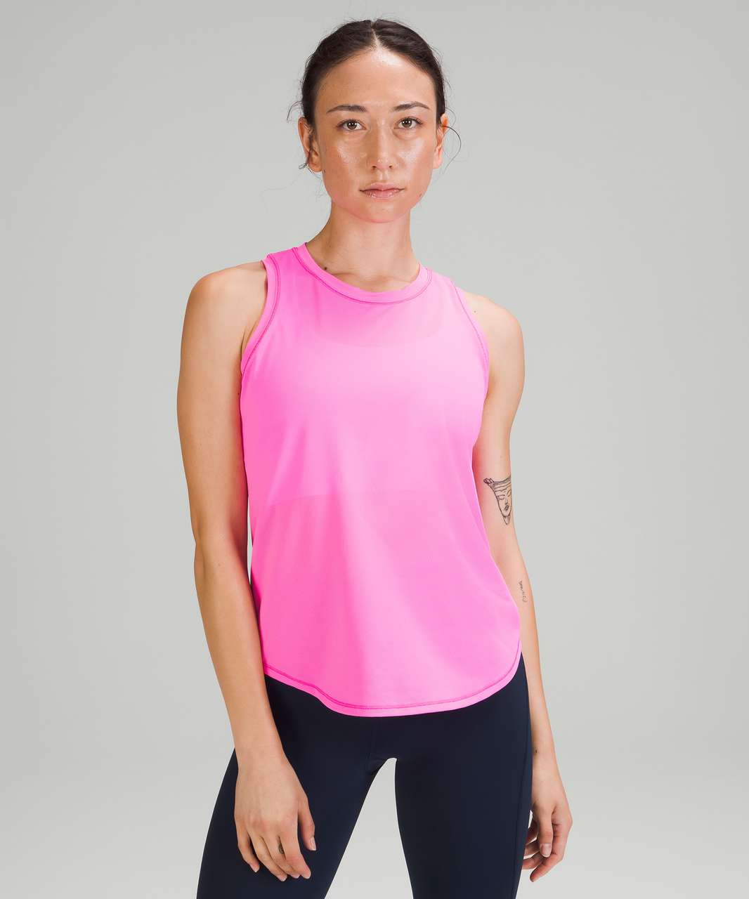 Lululemon Power Pivot Tank Top *Rib - Pow Pink - lulu fanatics