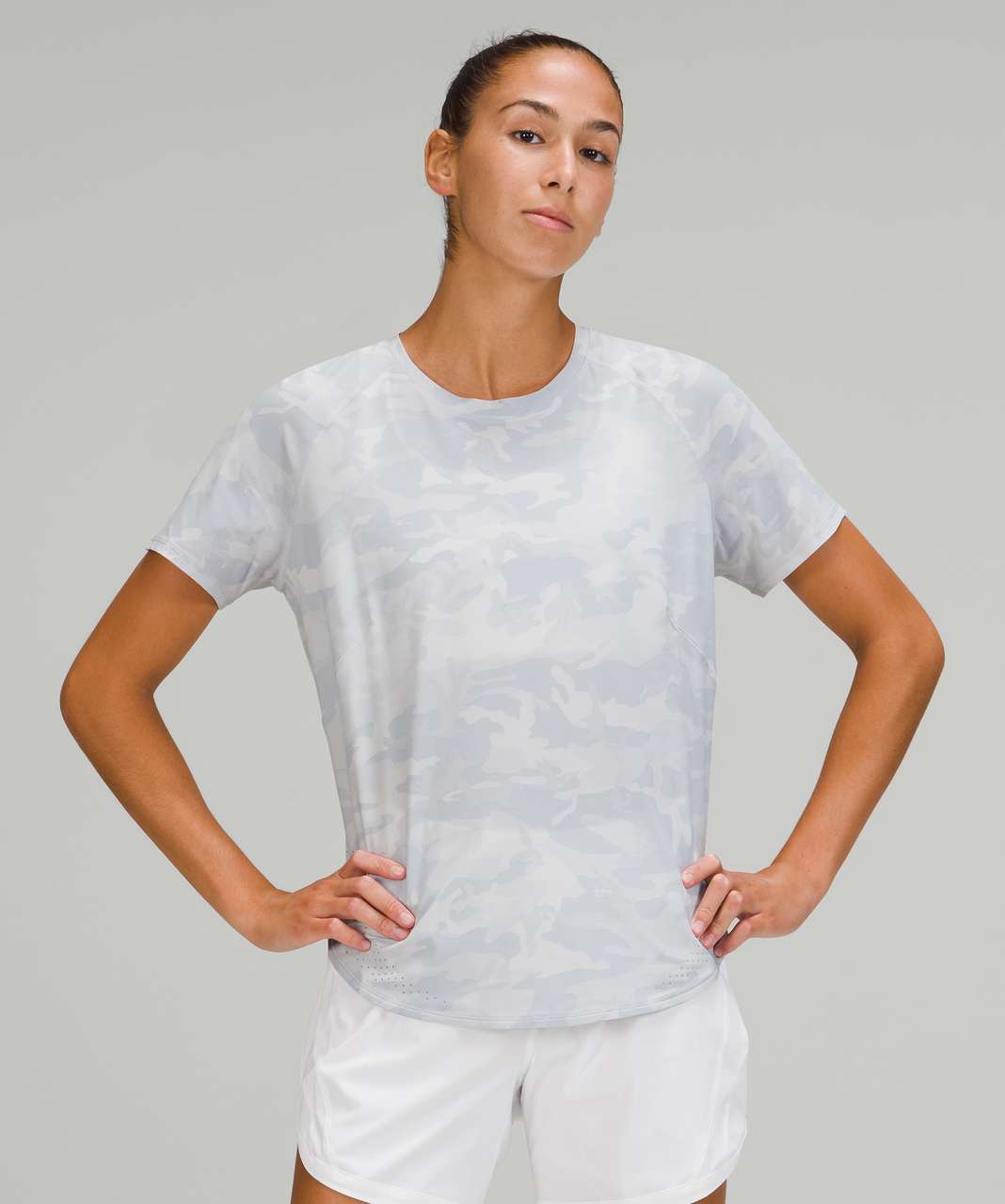 Lululemon Long Distance Short Sleeve Incognito Camo SSL Silver Drop Alpine  4 - $40 (41% Off Retail) - From Stephanie