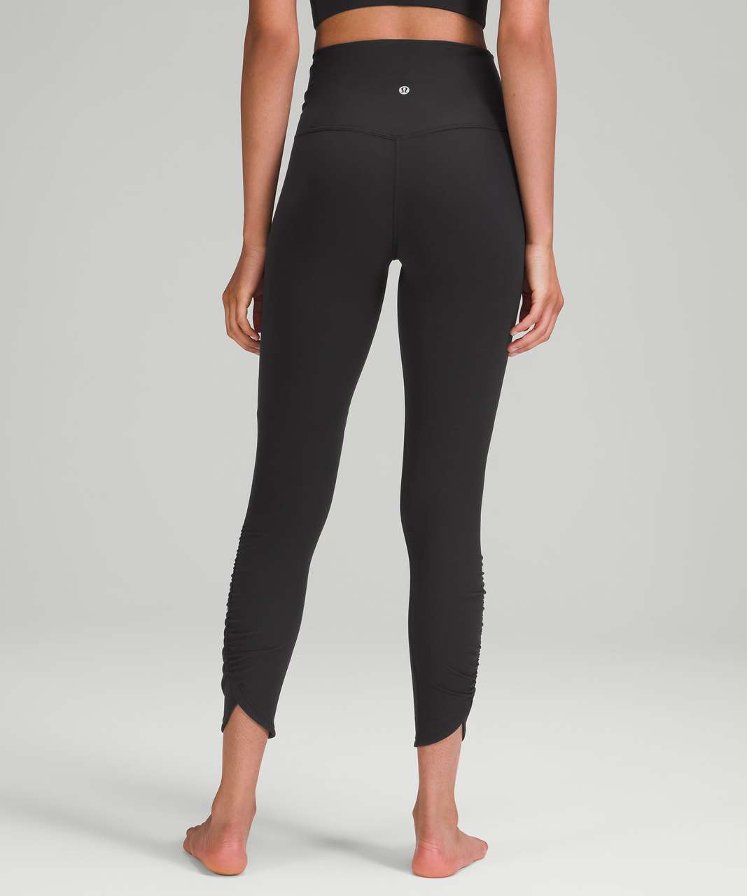 Lululemon Align High-Rise Ruched Waist Pant 25 - Black - lulu