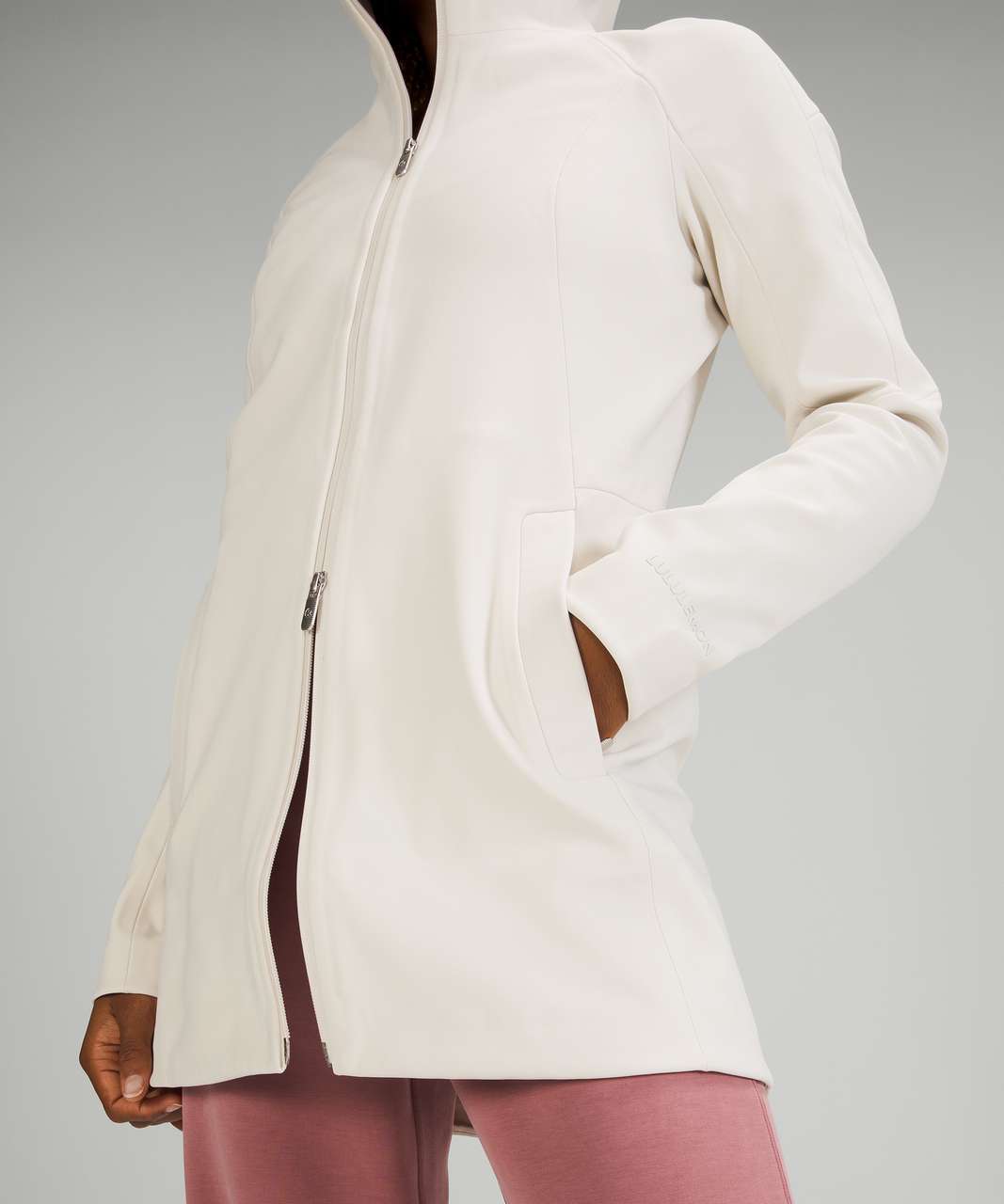 Lululemon RepelShell Rain Jacket - White Opal - lulu fanatics