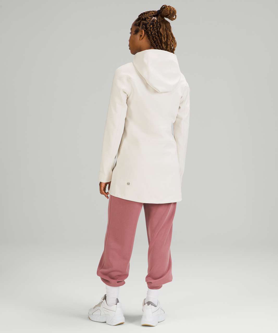 Lululemon RepelShell Rain Jacket - White Opal