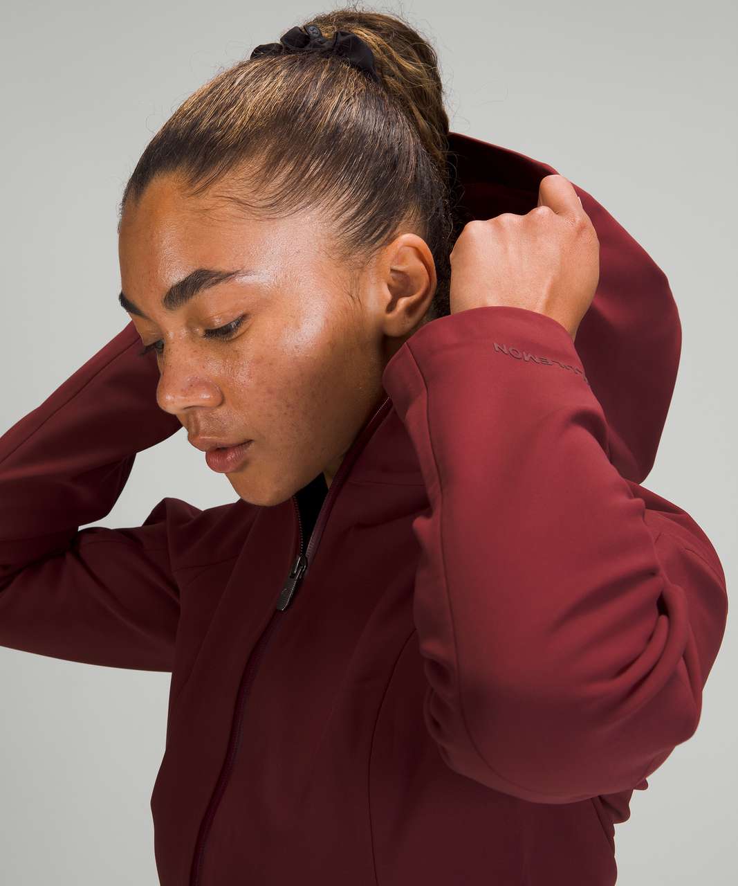 Lululemon RepelShell Rain Jacket - Red Merlot