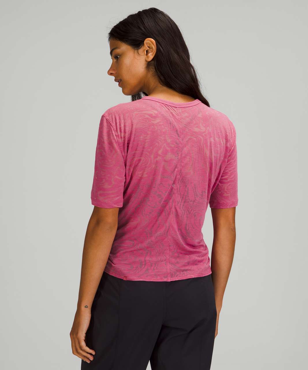 Lululemon All It Takes Short-Sleeve Shirt Nulu - Twilight Rose - lulu  fanatics