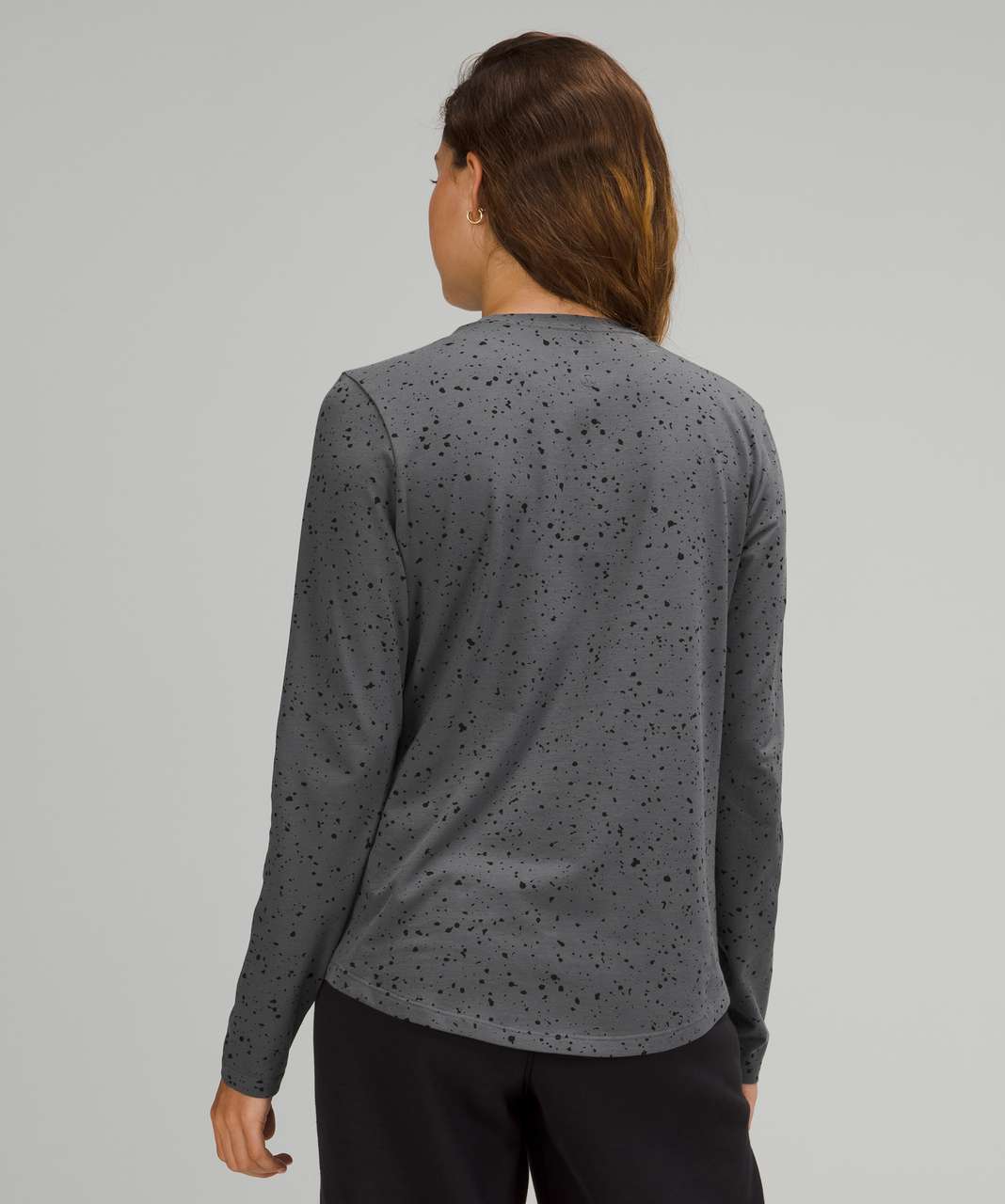 Lululemon Love Long Sleeve Shirt *Splatter - Revitalize Splatter Anchor Black