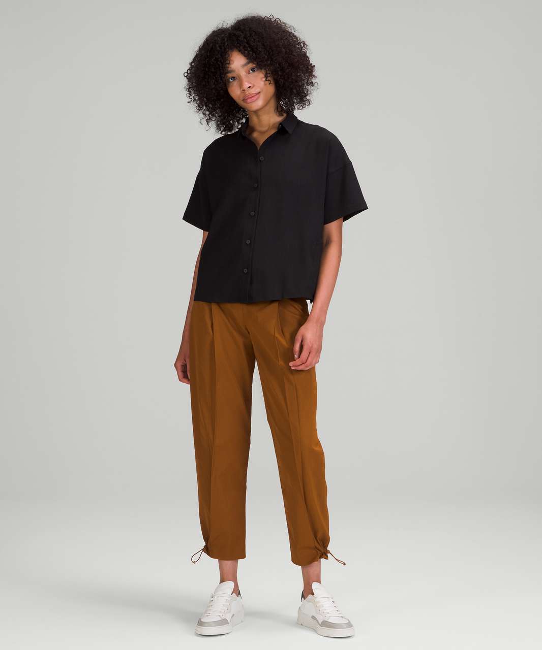 Lululemon LA Wide Leg Super-High-Rise Pant - Copper Brown - lulu fanatics