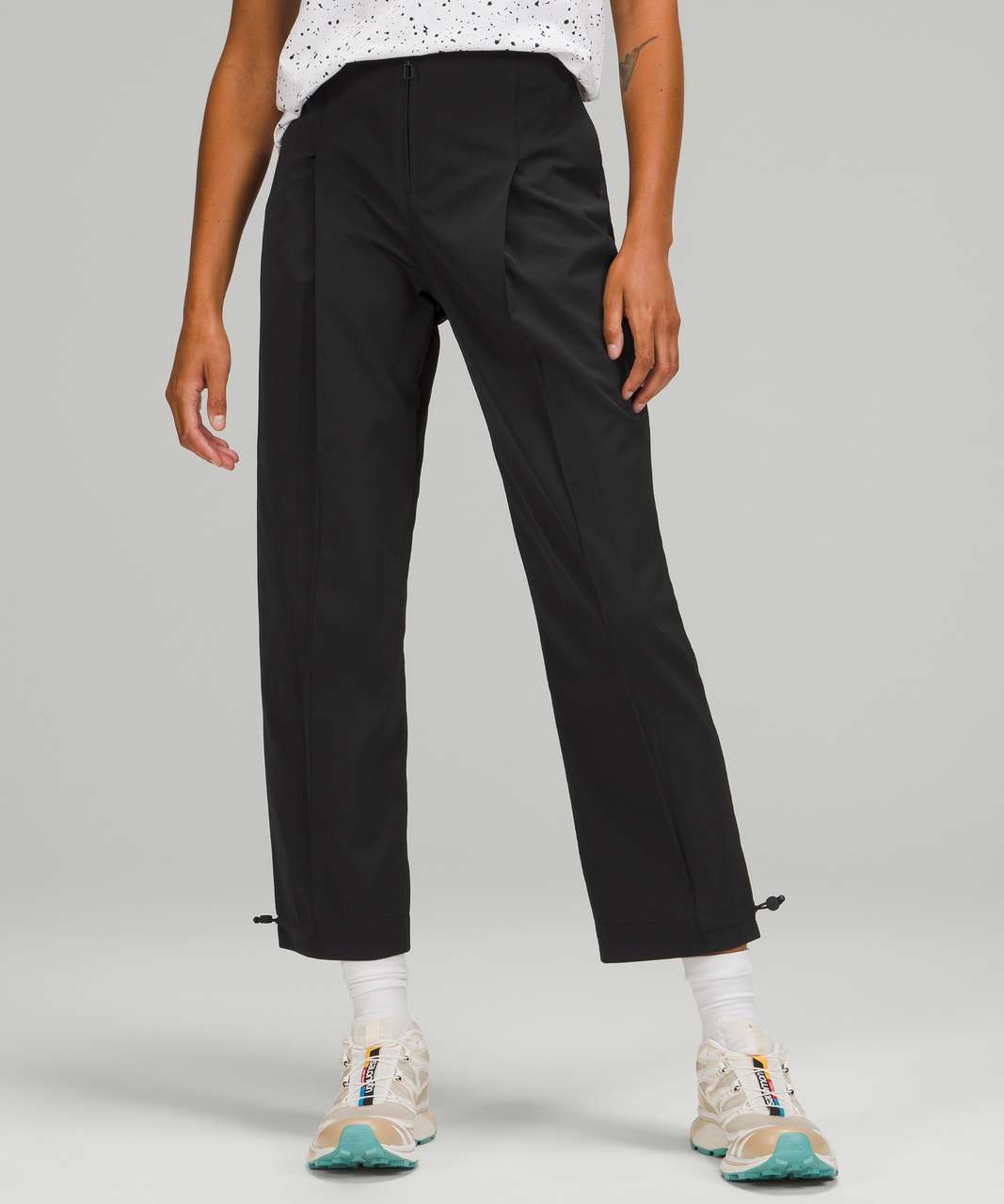 Lululemon Black Cotton Blend Pants