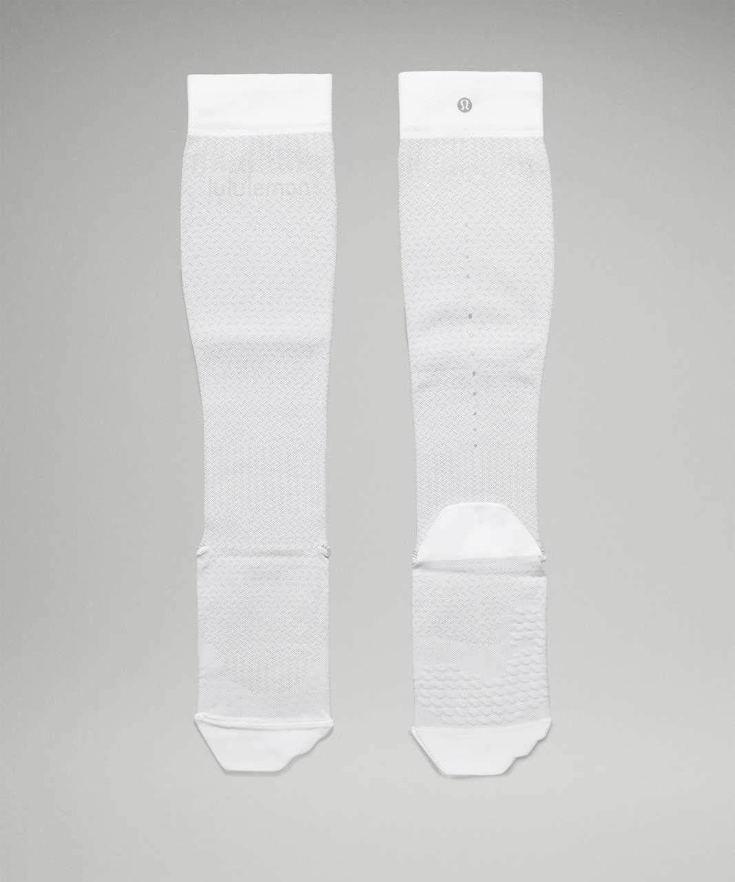 Lululemon MicroPillow Compression Run Sock Knee High - White