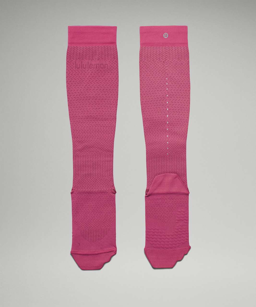 Lululemon MicroPillow Compression Run Sock Knee High - Pink Lychee - lulu  fanatics