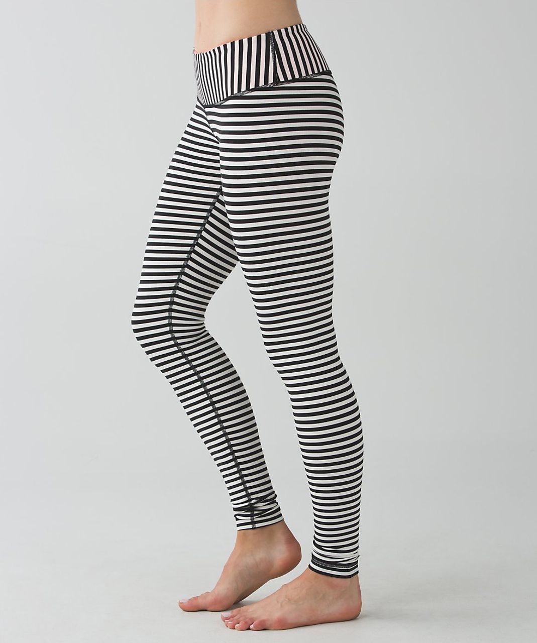 lululemon white striped leggings