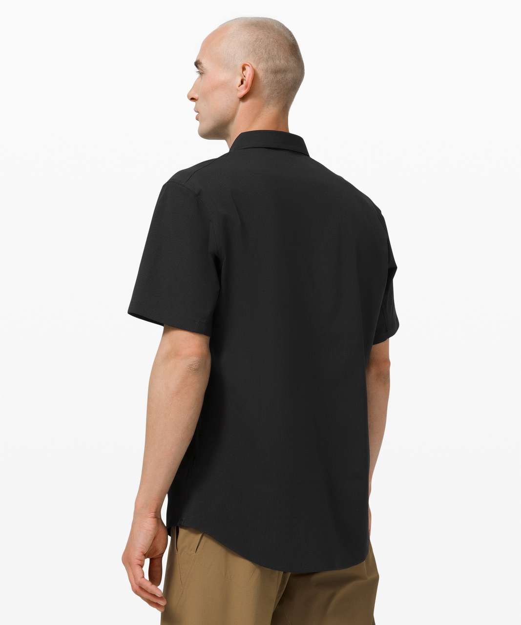 Lululemon Airing Easy Short Sleeve Shirt *Ventlight™ Mesh - Black ...