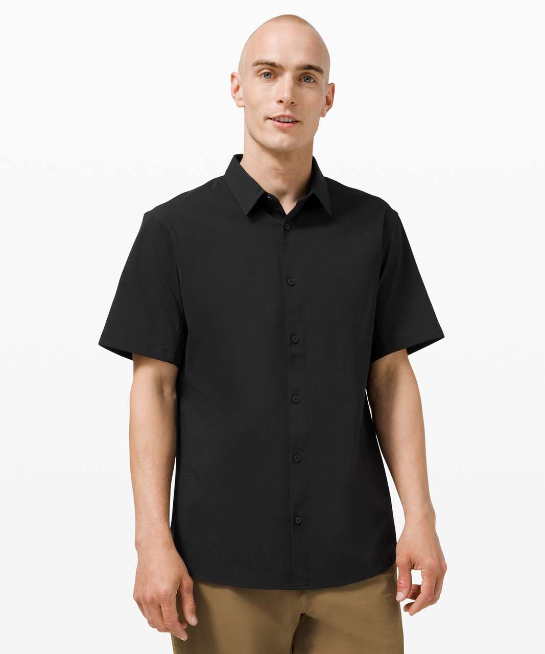 Lululemon Airing Easy Short Sleeve Shirt *Ventlight™ Mesh - Black