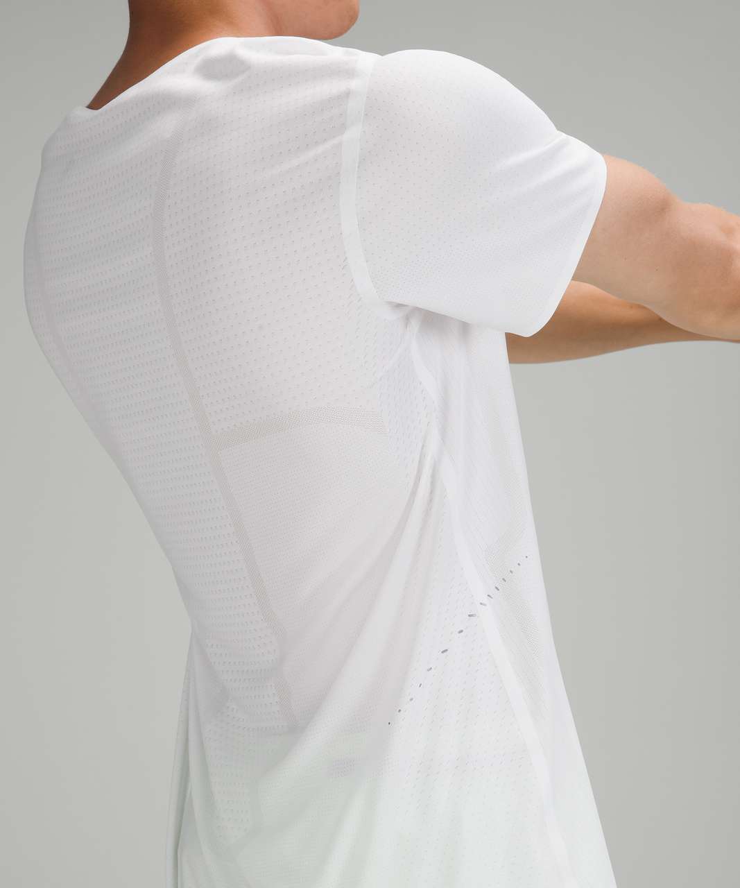 Lululemon Fast and Free Short Sleeve Shirt - White - lulu fanatics