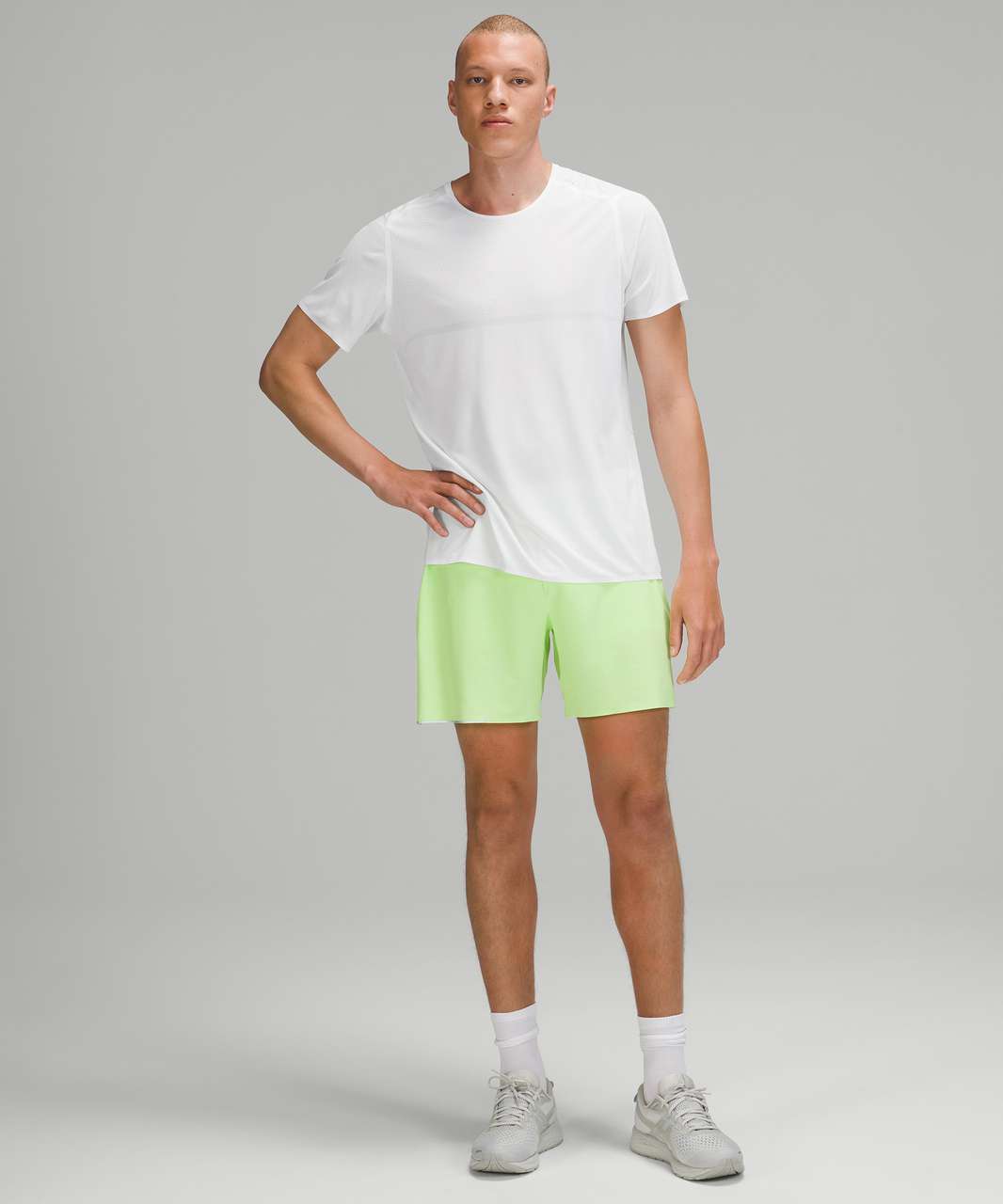 lululemon athletica Fast And Free Short-sleeve Shirt Airflow in White