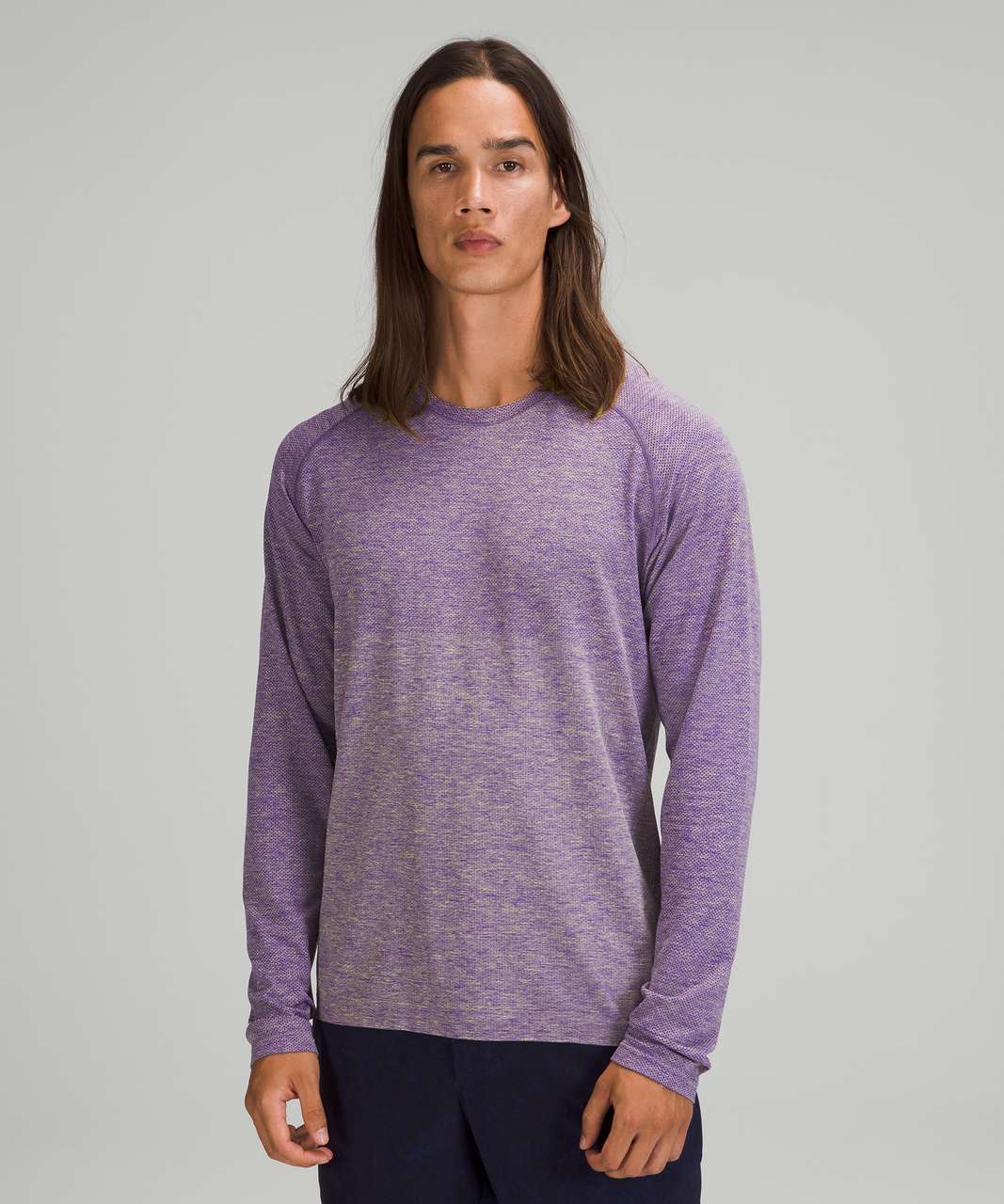 Lululemon Metal Vent Tech Long Sleeve Shirt 2.0 - Petrol Purple / Dew Green