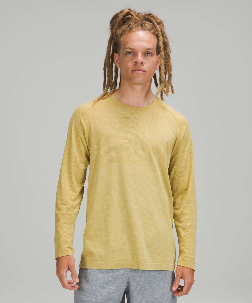 Lululemon Metal Vent Tech Long Sleeve Shirt 2.0 - Auric Gold / Dew Green