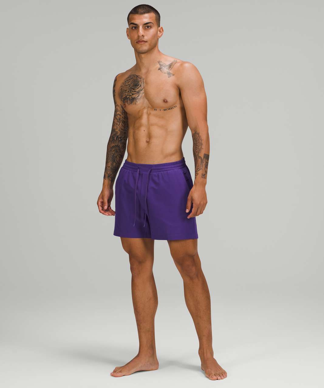 Lululemon Channel Cross Swim Short 5" - Petrol Purple