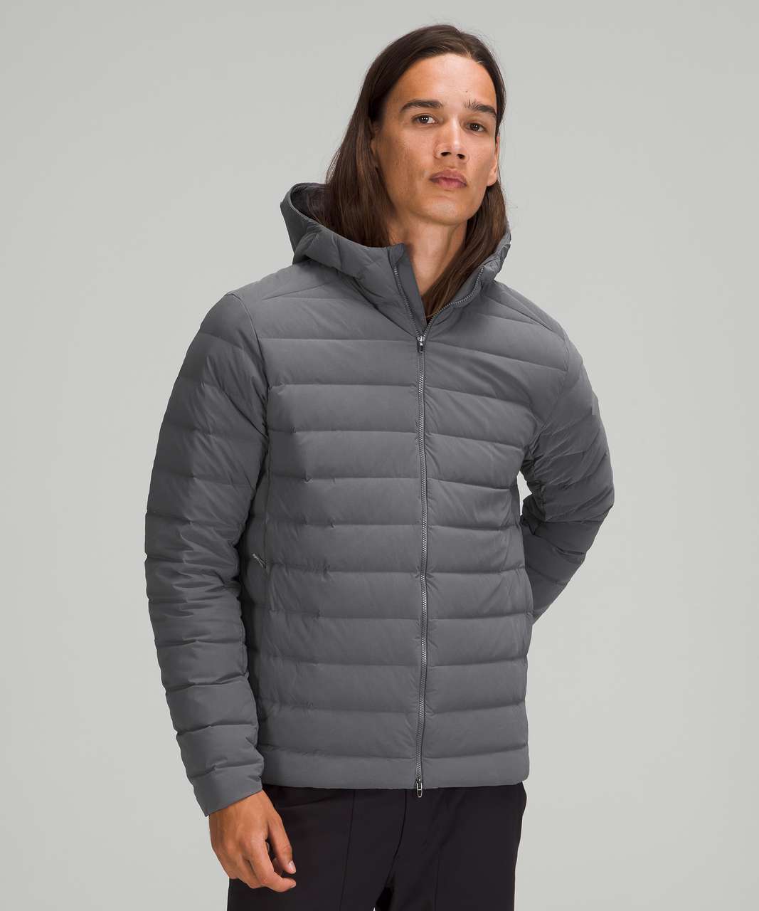 Lululemon Navigation Stretch Down Hoodie - Anchor