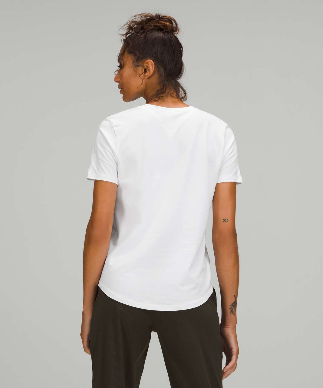 Lululemon Love Tee Short Sleeve V-Neck T-Shirt - White